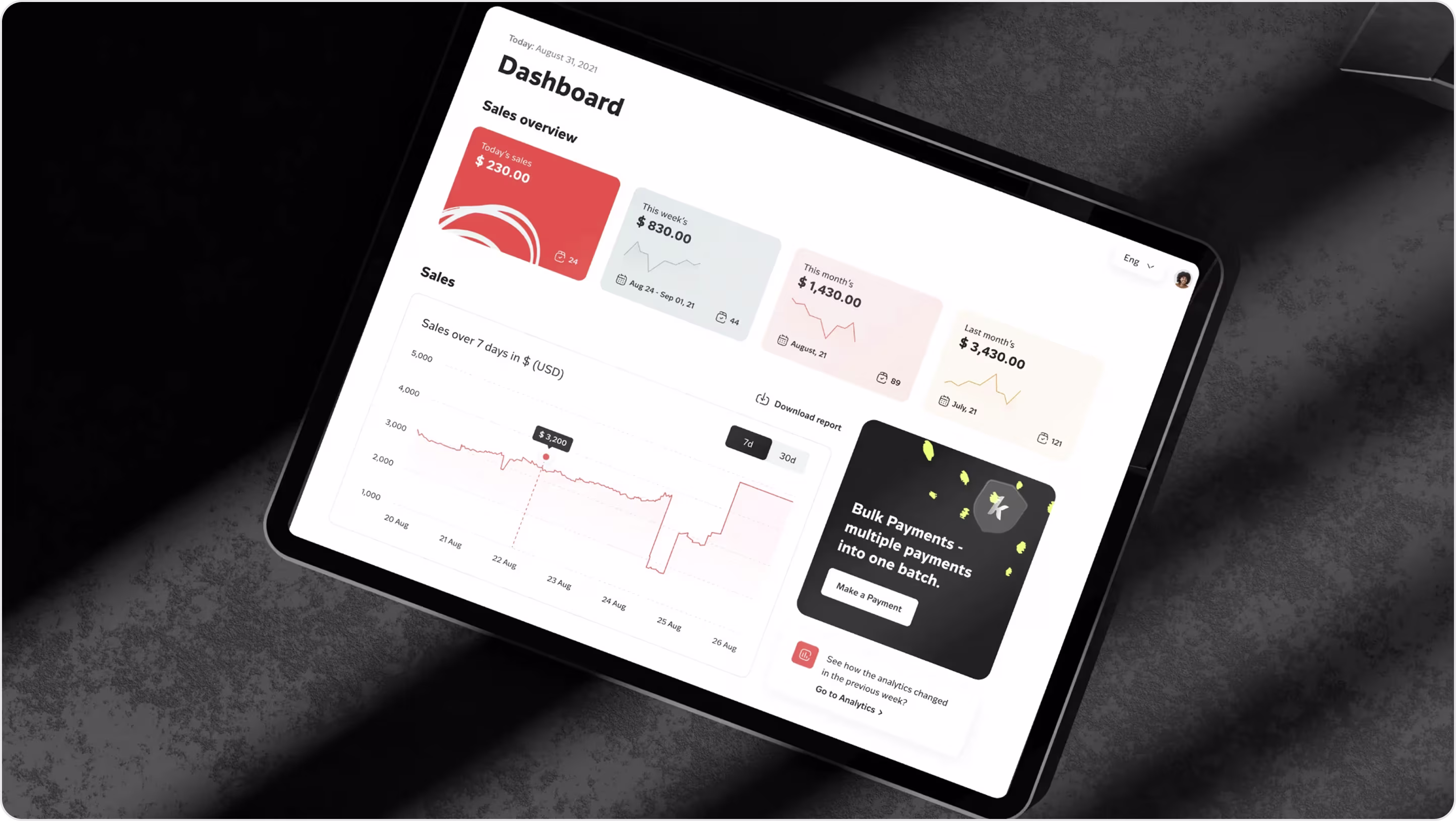 Klasha website design example