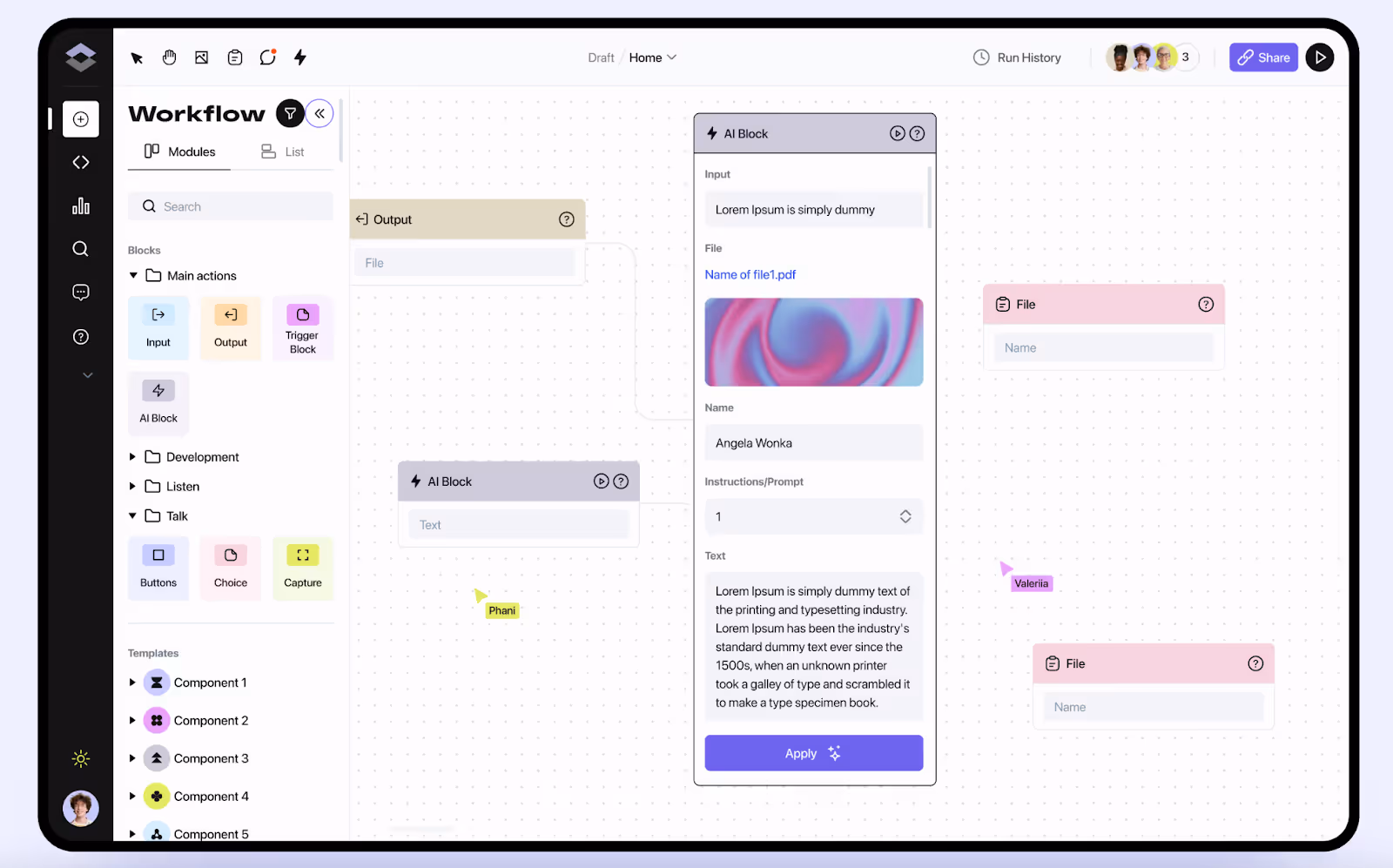Flair product design example‍