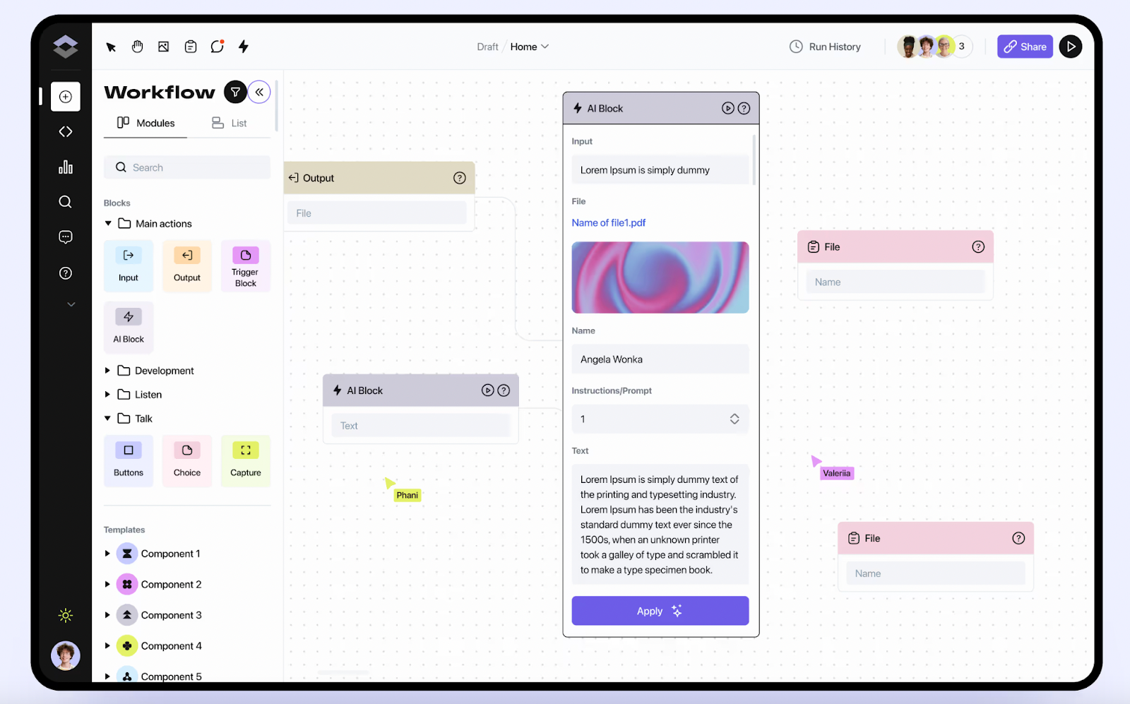 Flair product design example