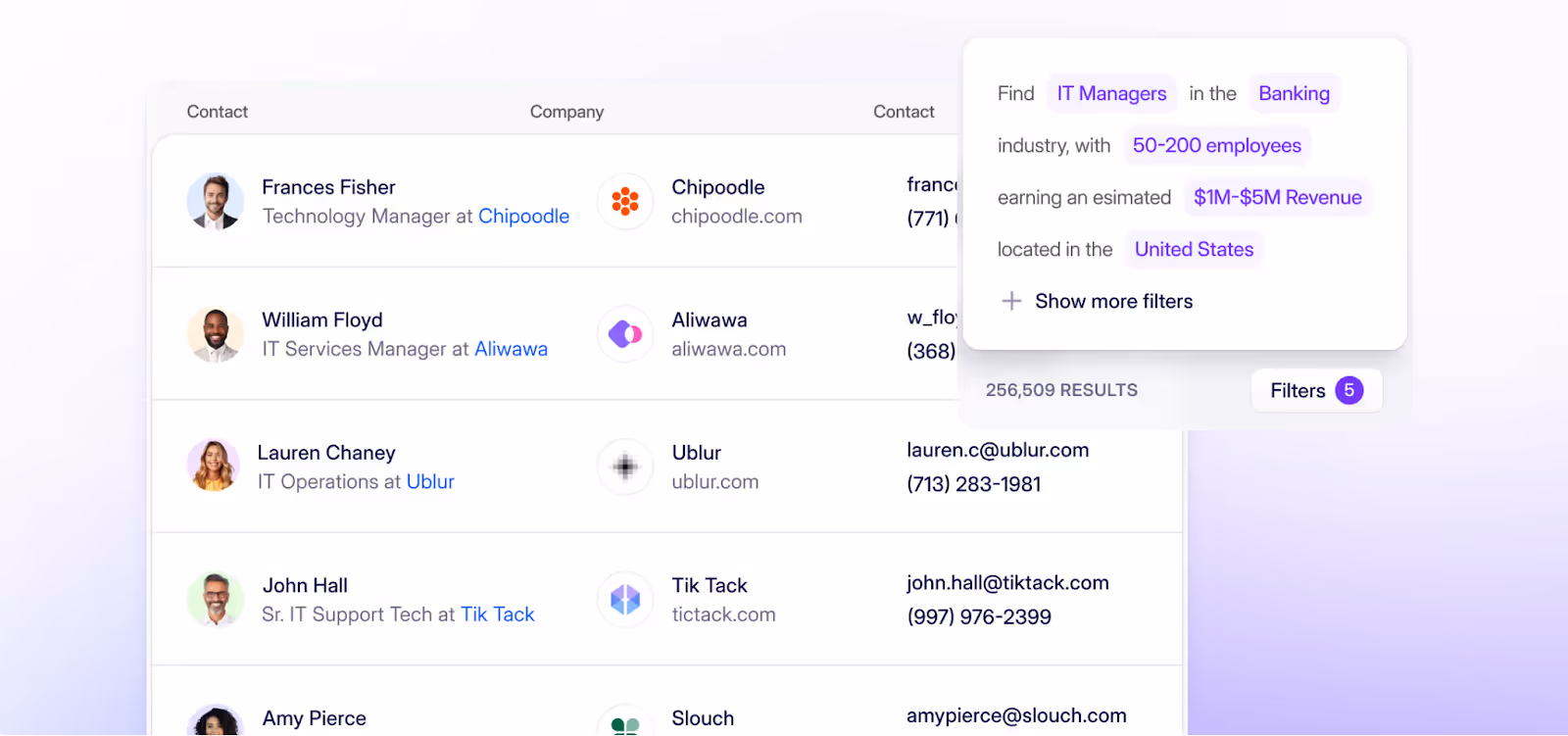 Seamless.ai product design example‍
