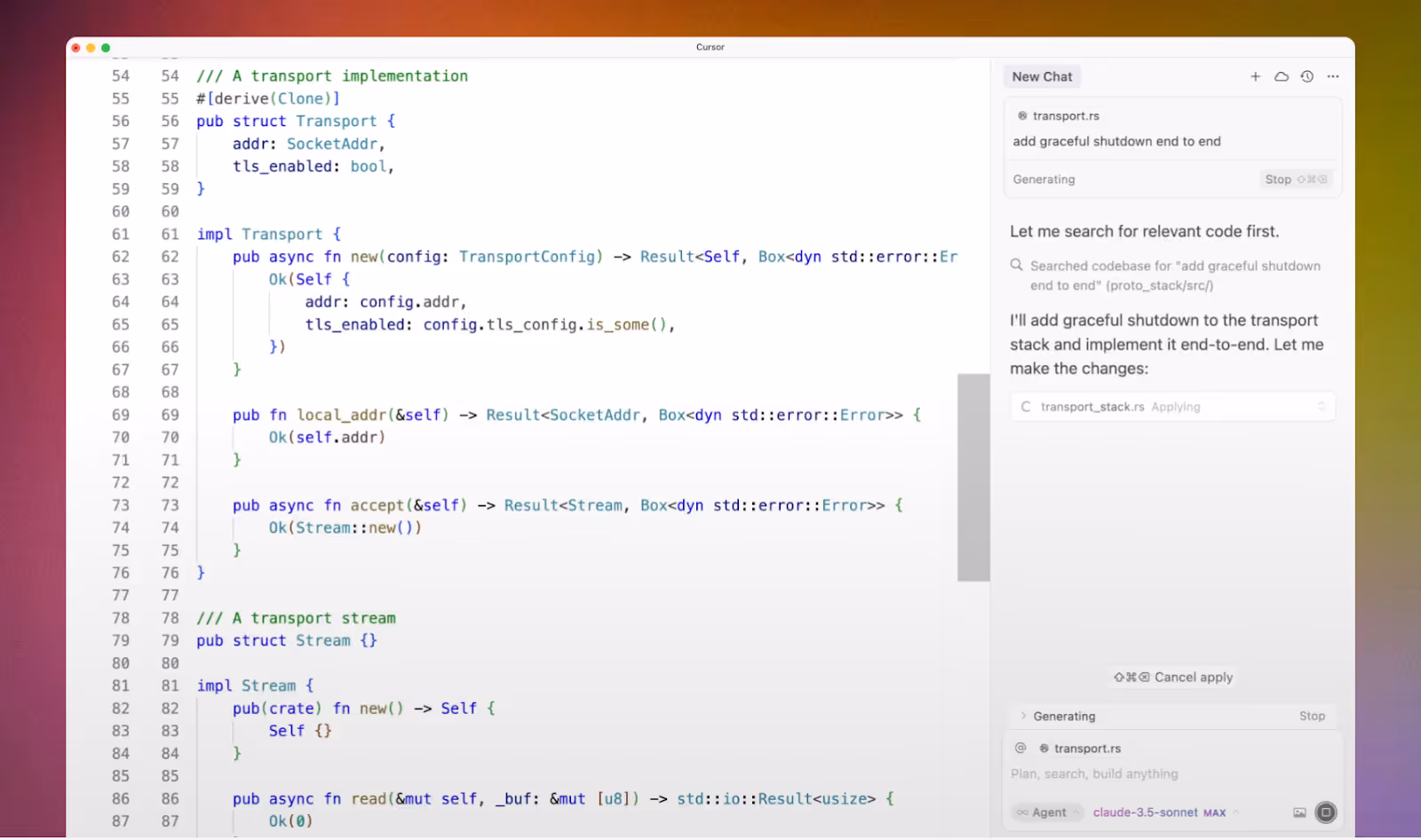 Cursor product design example