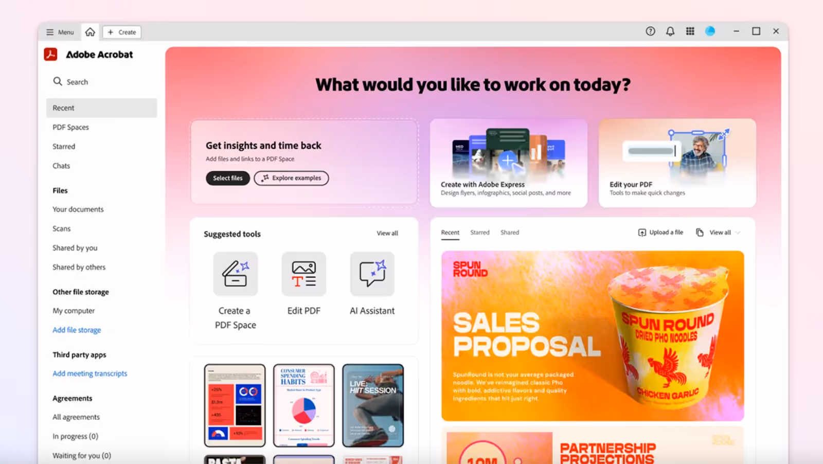 Adobe Acrobat Studio product design example