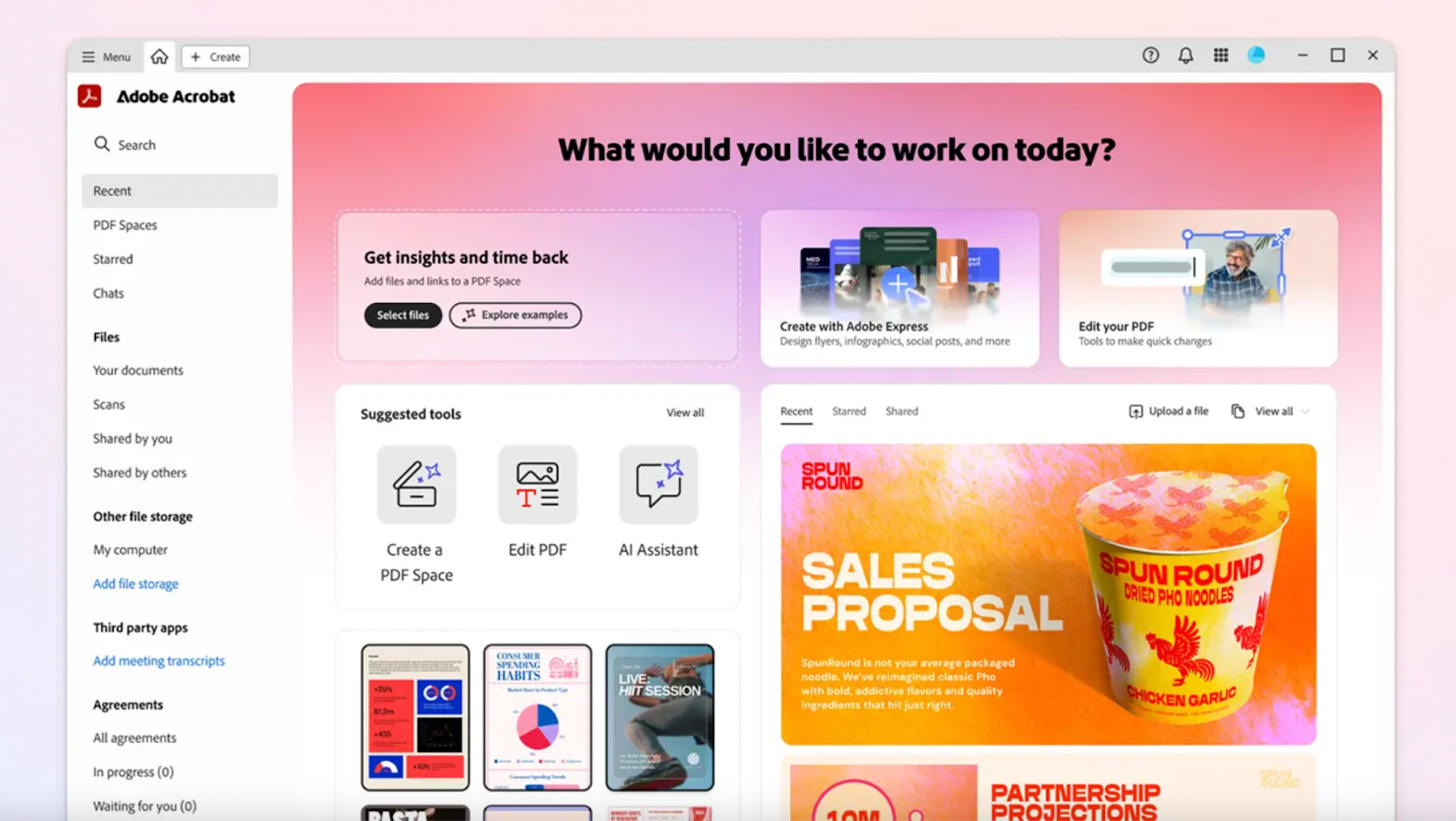 Adobe Acrobat Studio product design example