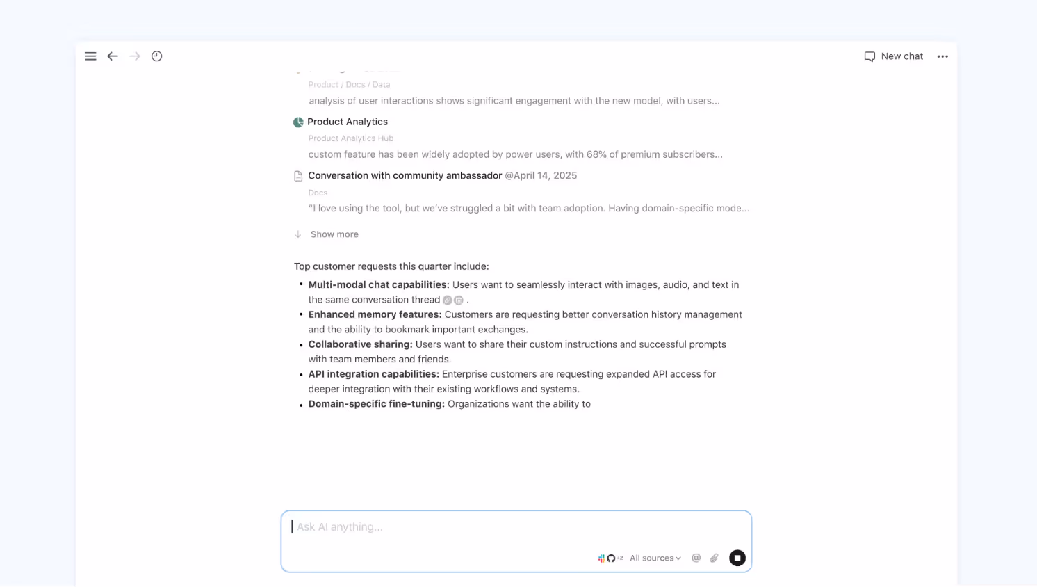 Notion product design example
