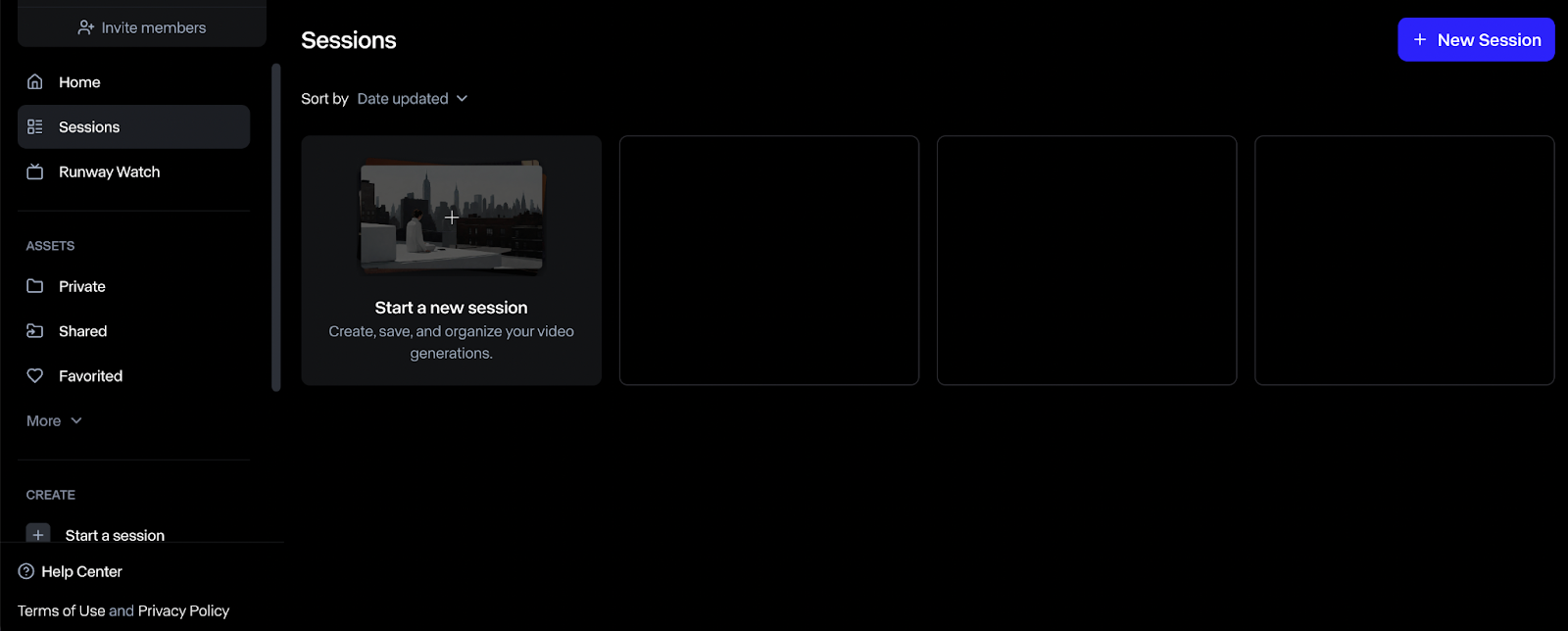 Runway ML product design example