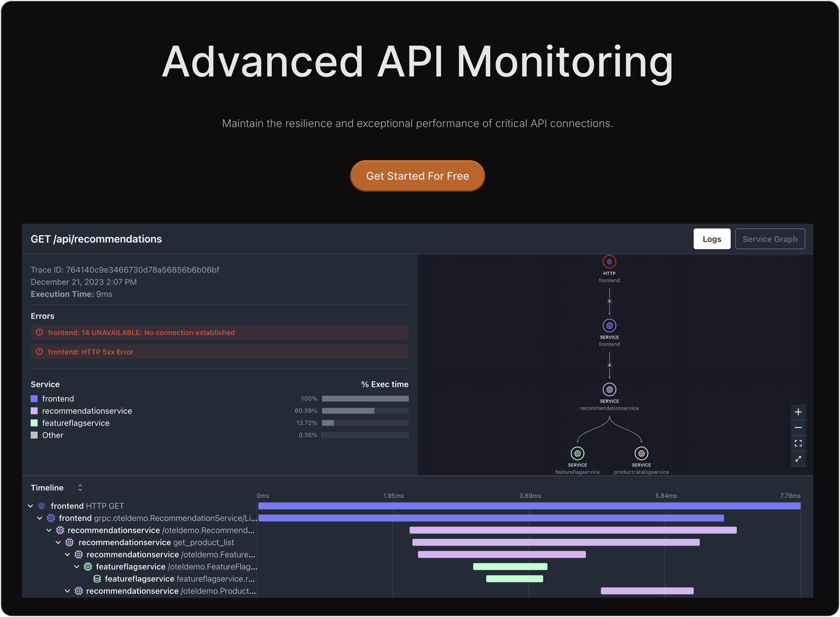 KloudMate landing page example