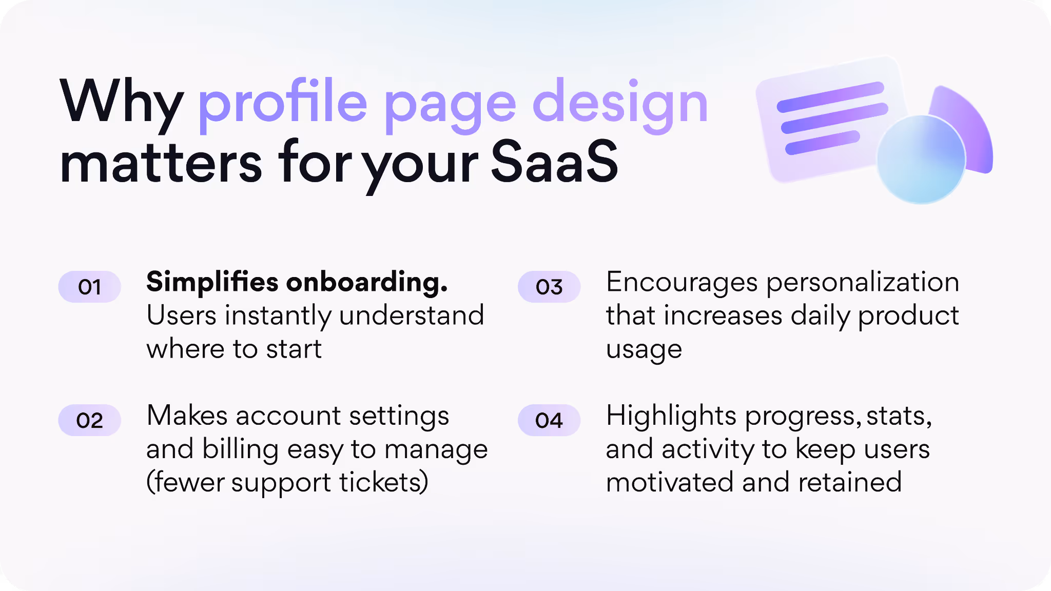 Why profile page design matters for your SaaS