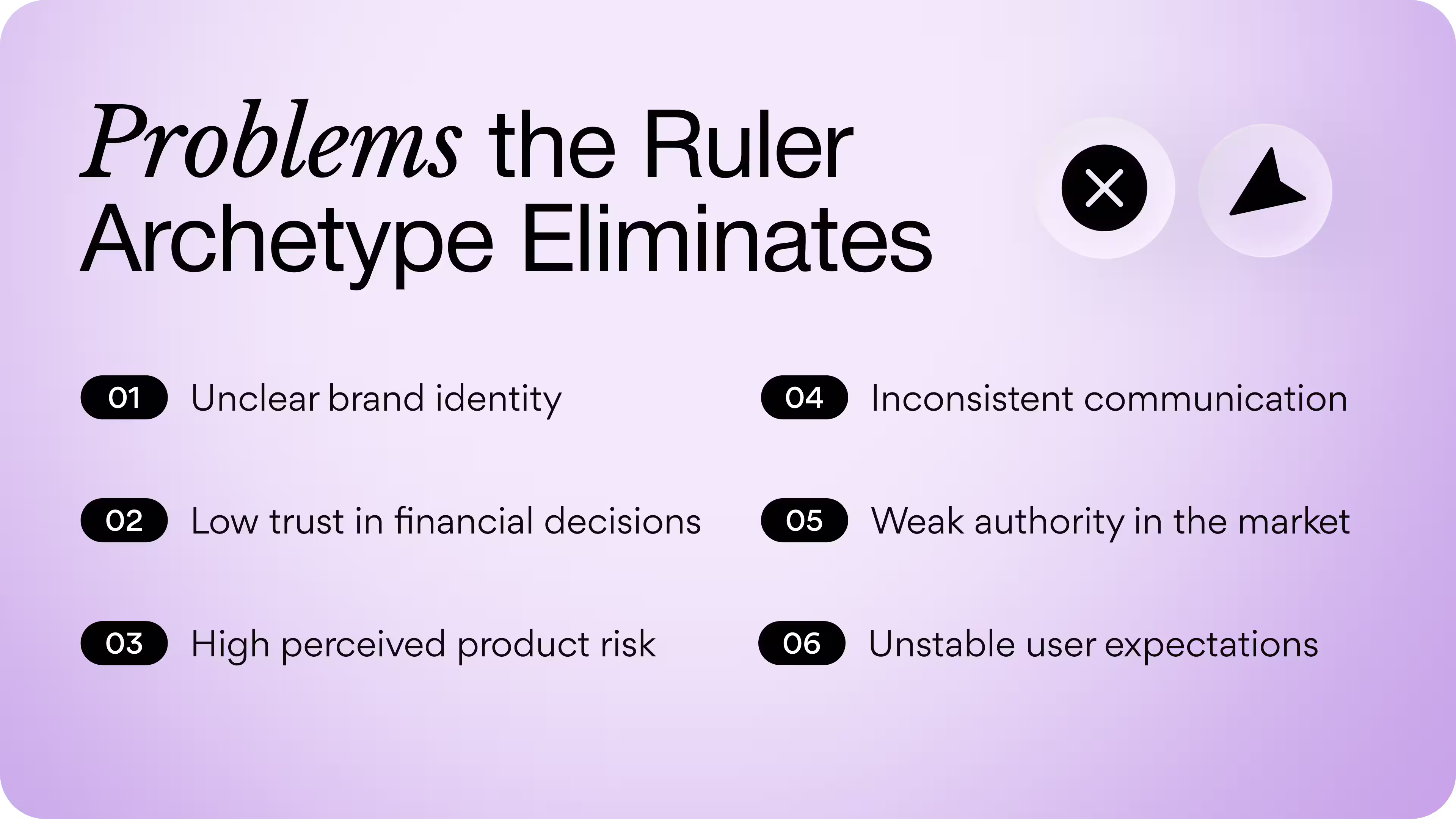 Problems the Ruler Archetype Eliminates