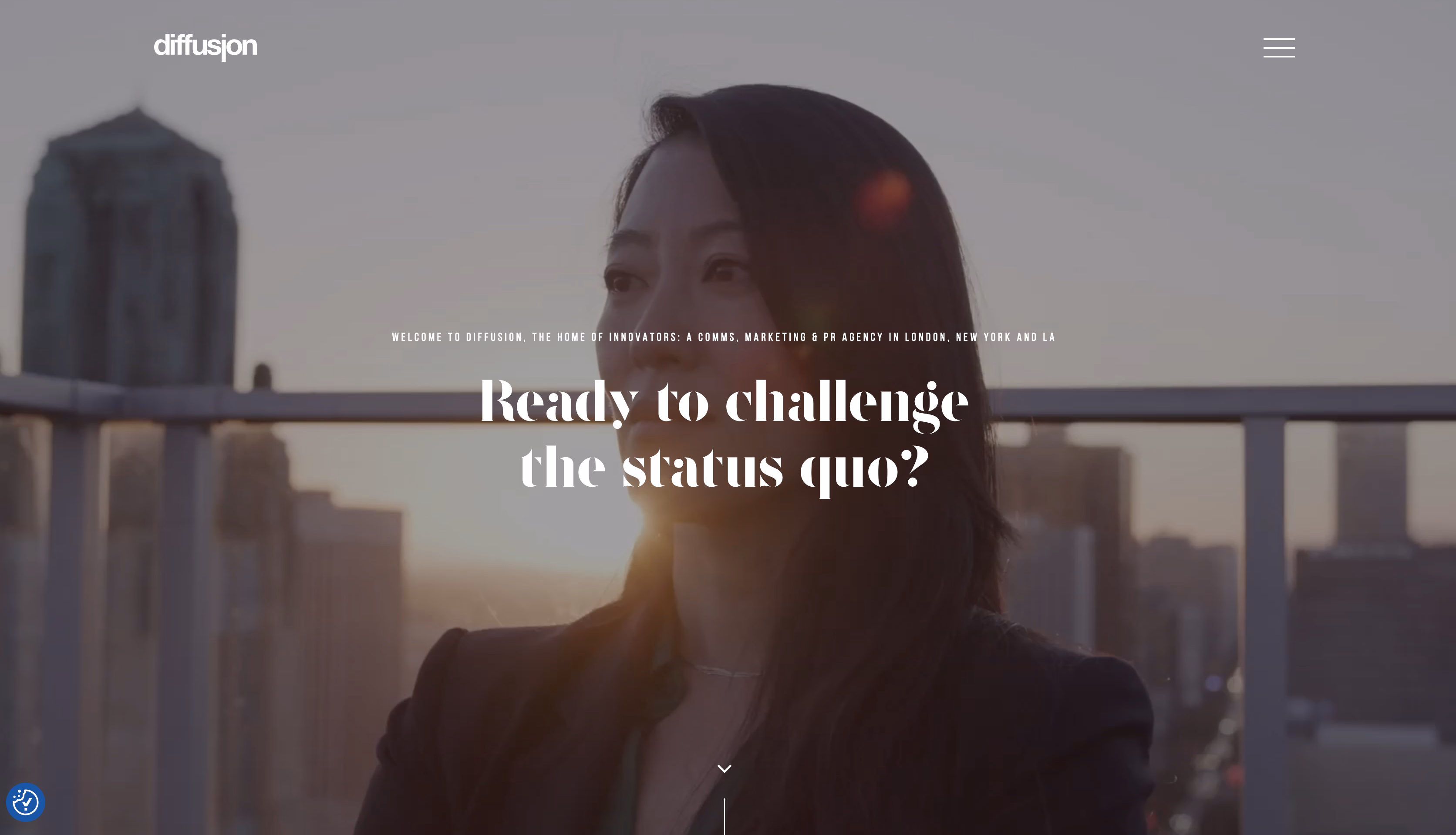 Diffusion PR homepage example