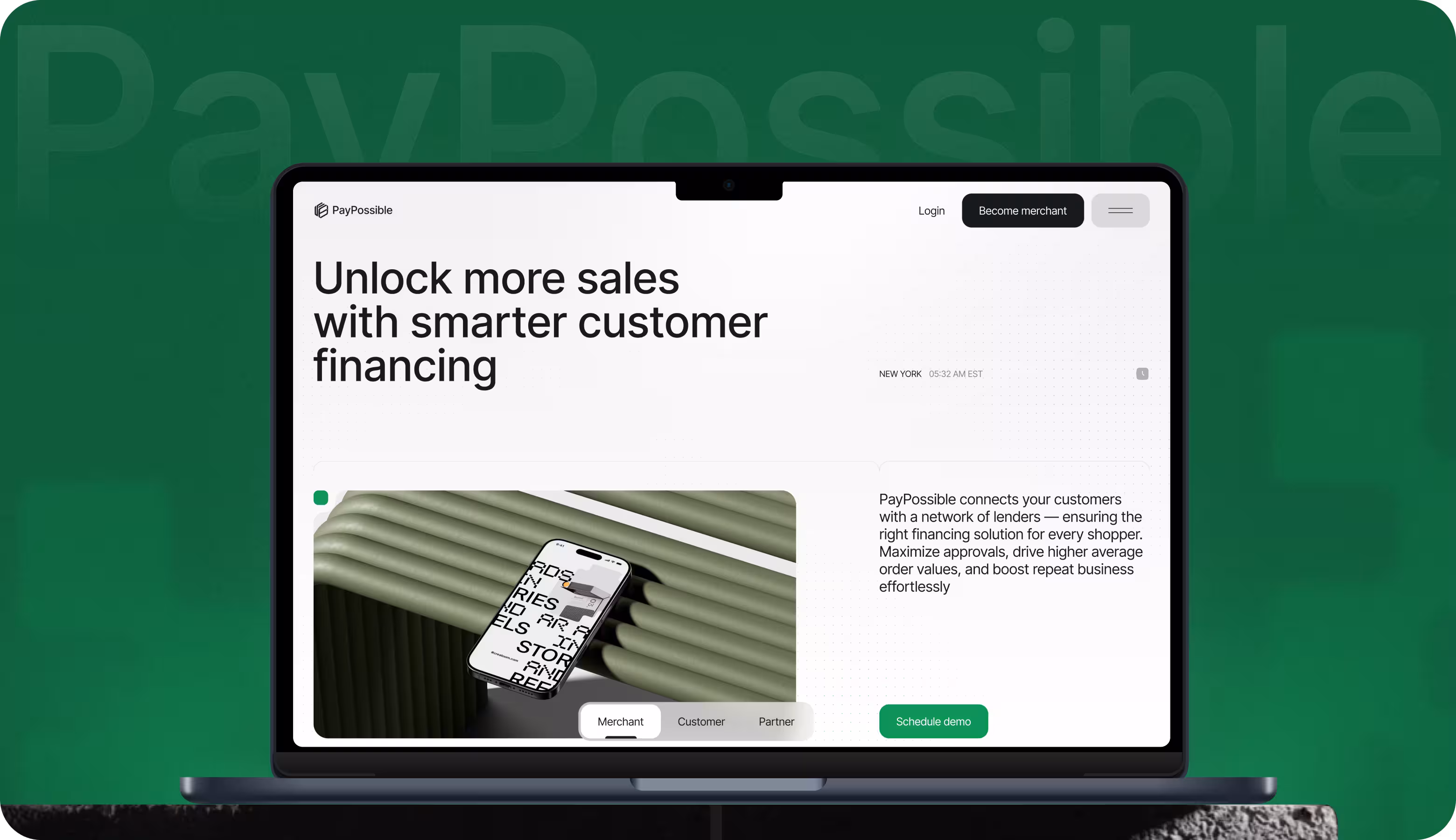 Arounda’s redesign case study PayPossible
