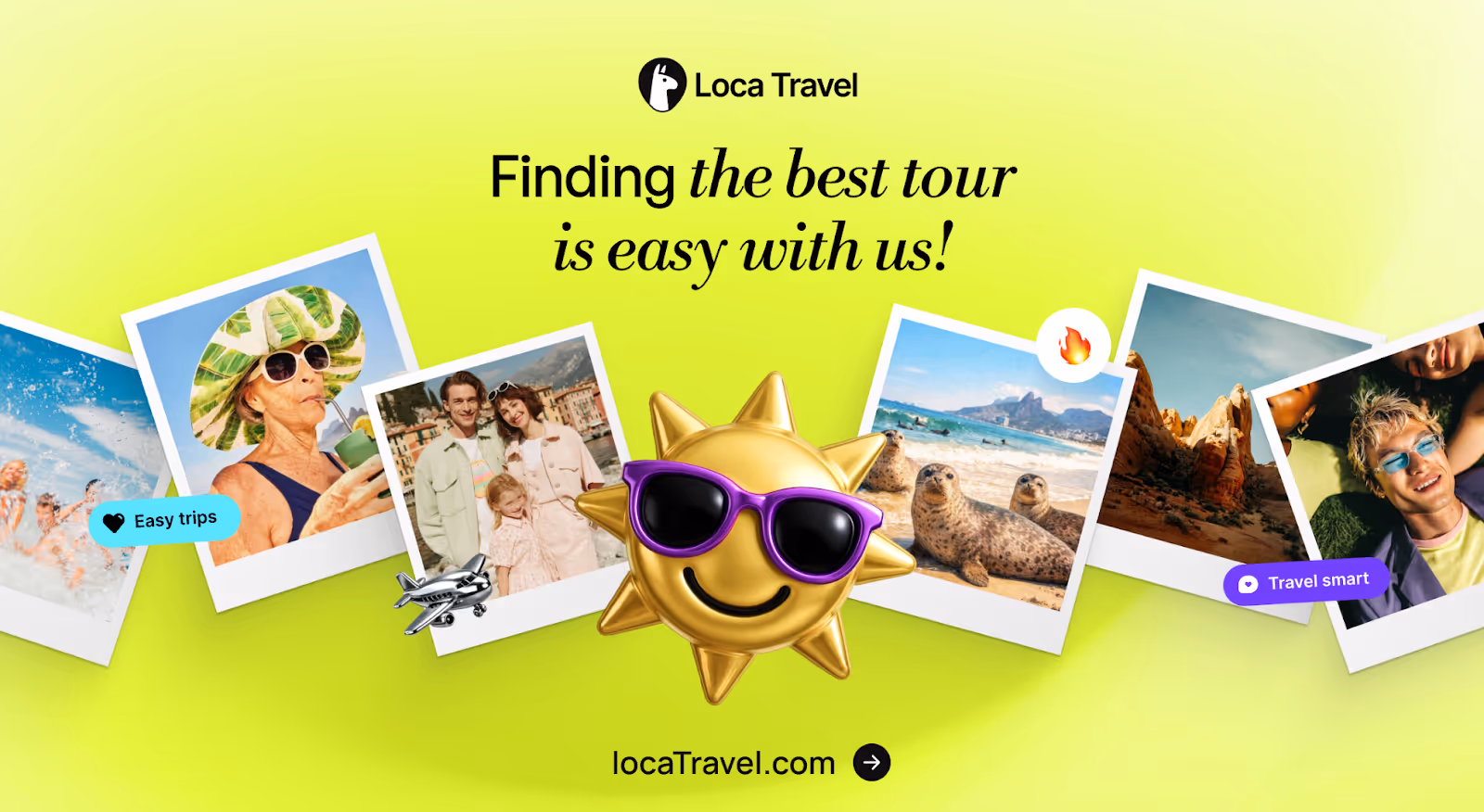 Arounda's Loca Travel branding case