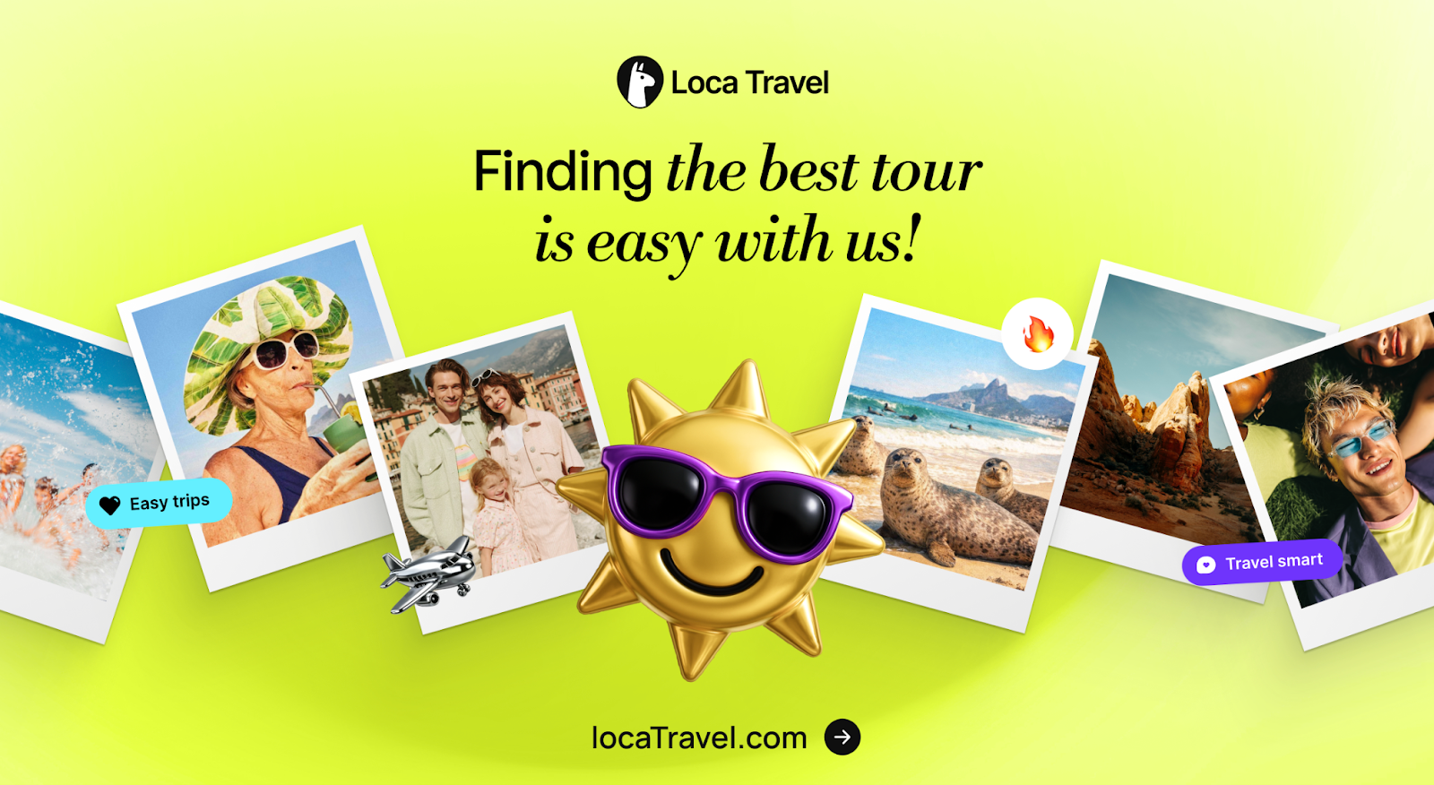 Arounda's Loca Travel branding case 