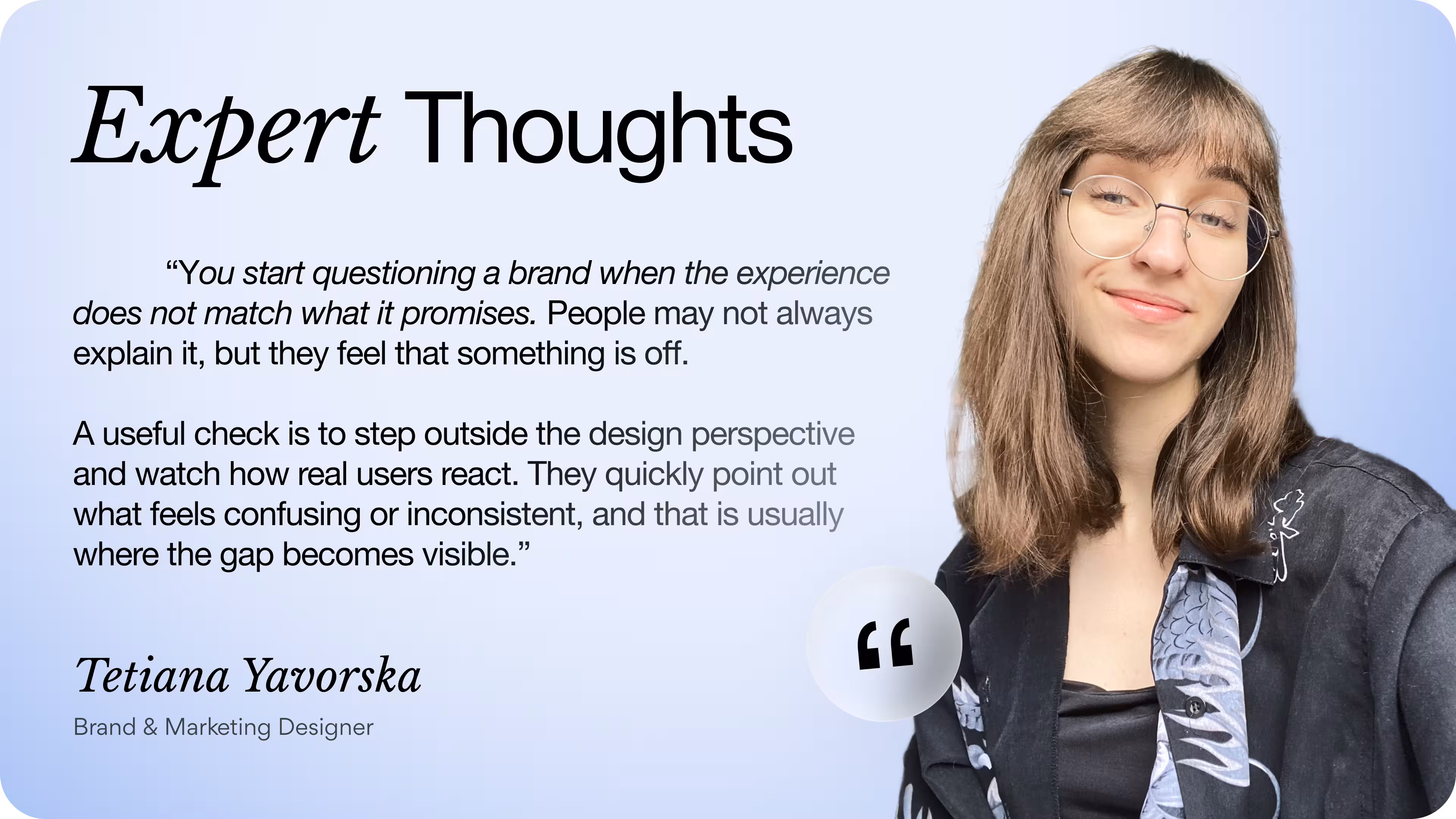 Tetiana Yavorska's Expert Thoughts