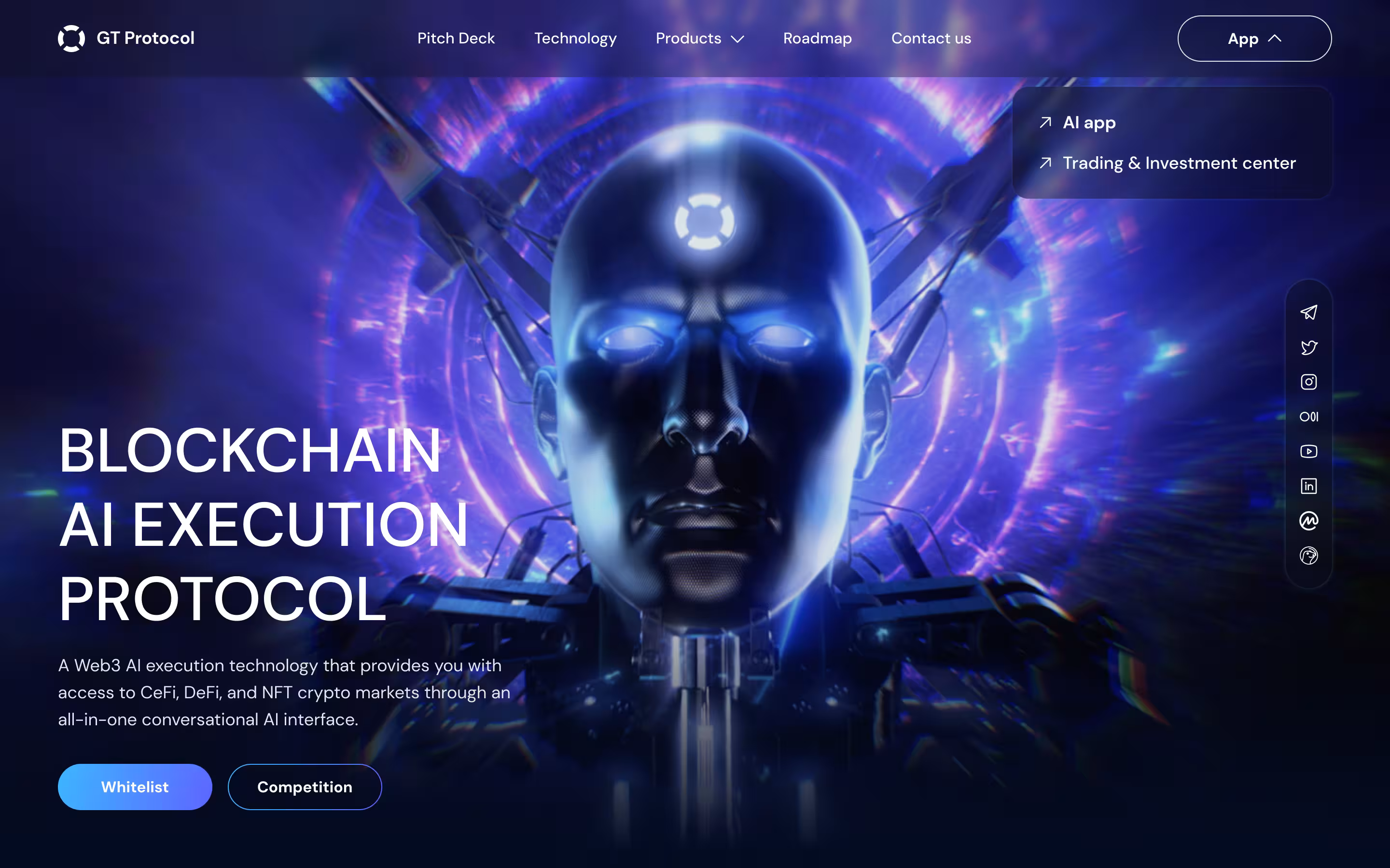 Website design for a blockchain platform | Arounda case