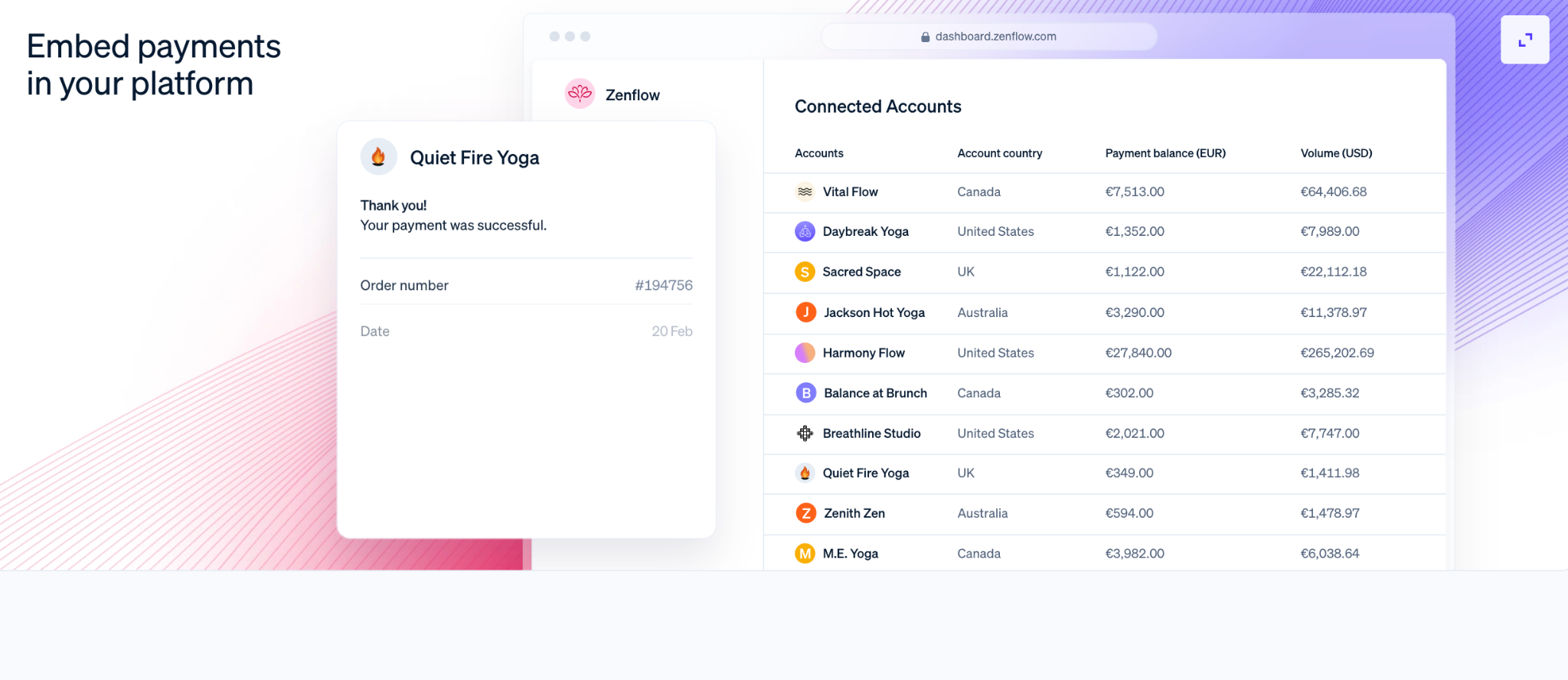 Stripe global branding example