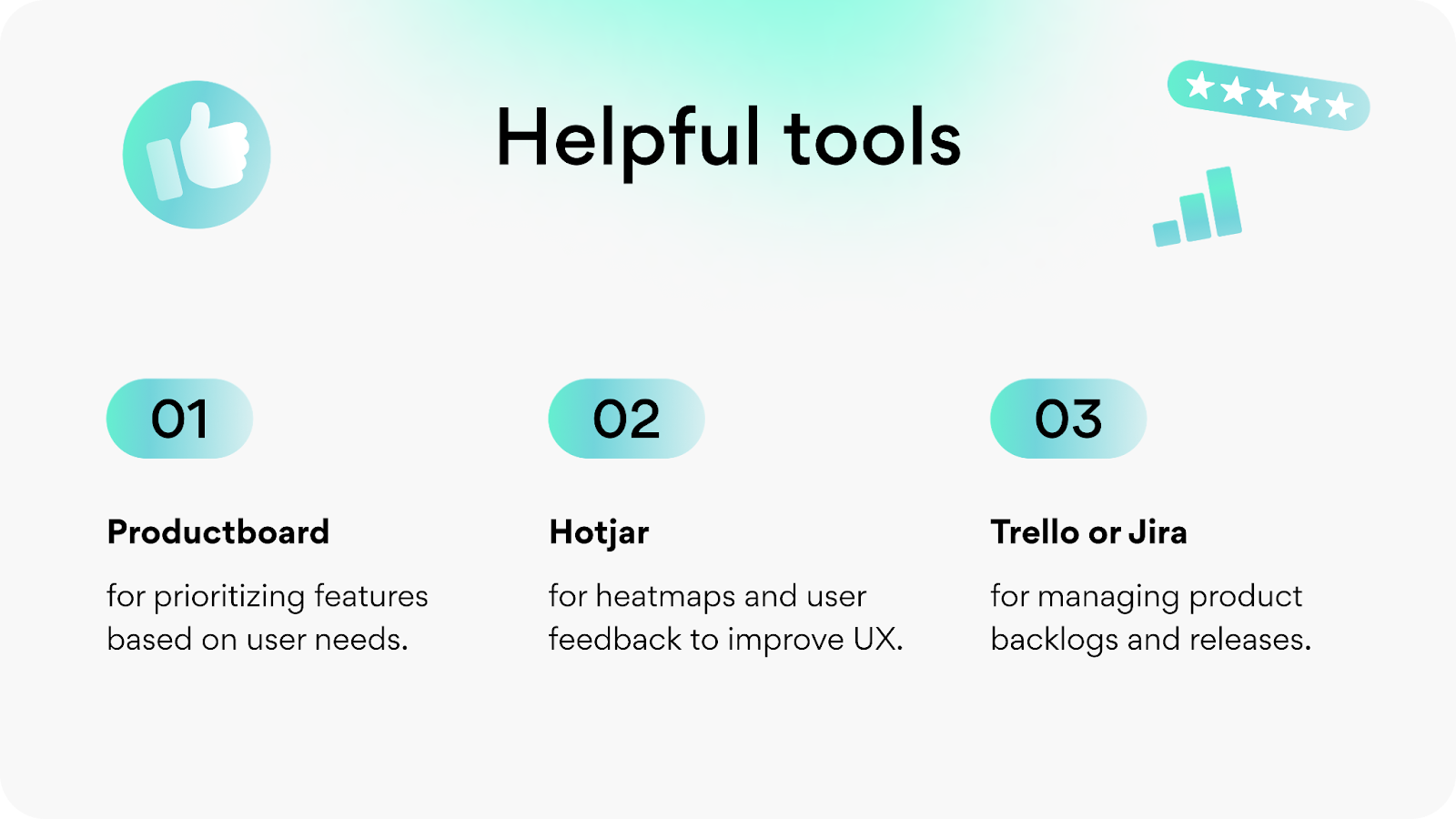 Helpful tools for organizing an effective design process