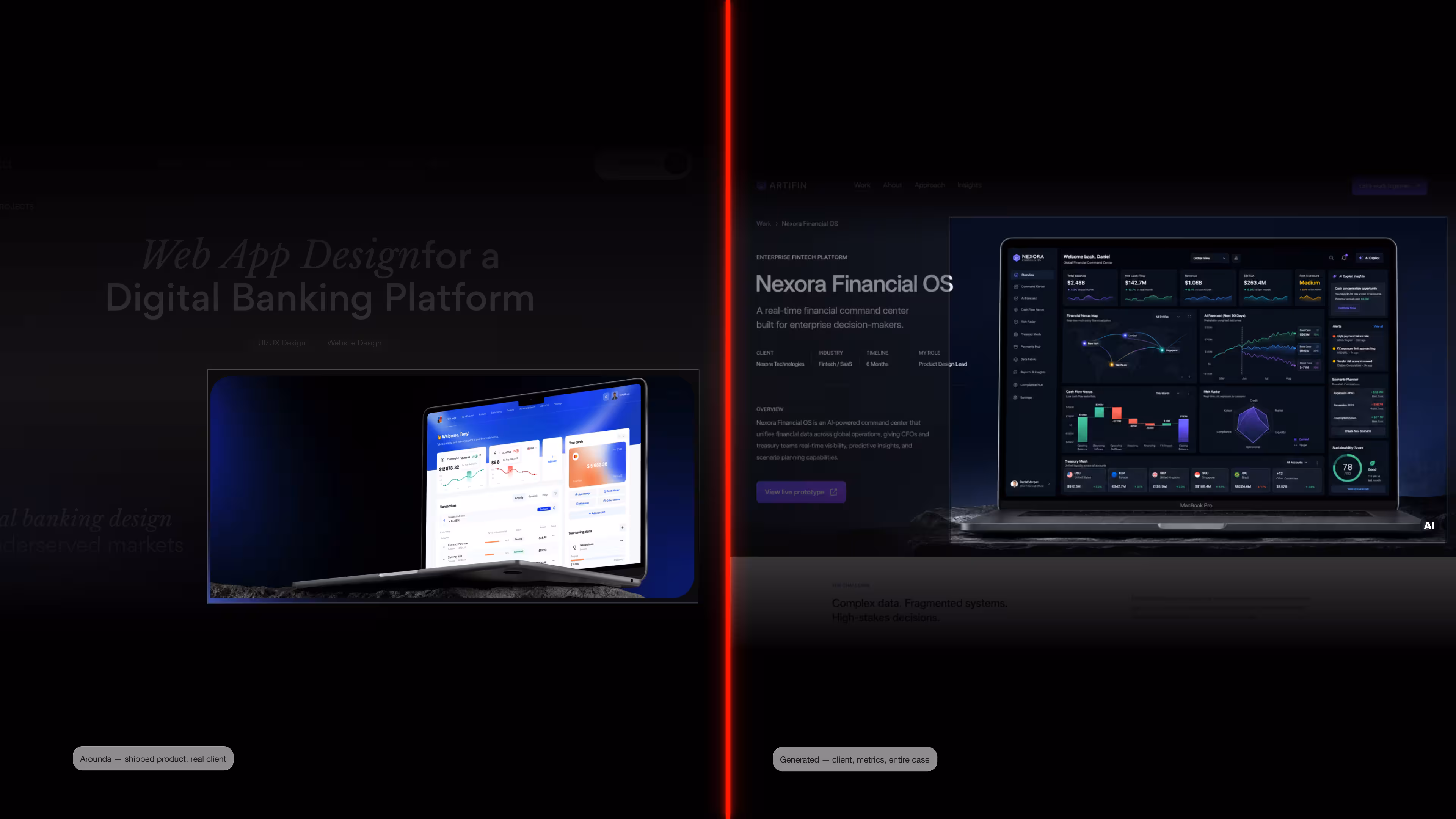 Real vs AI-generated case study 