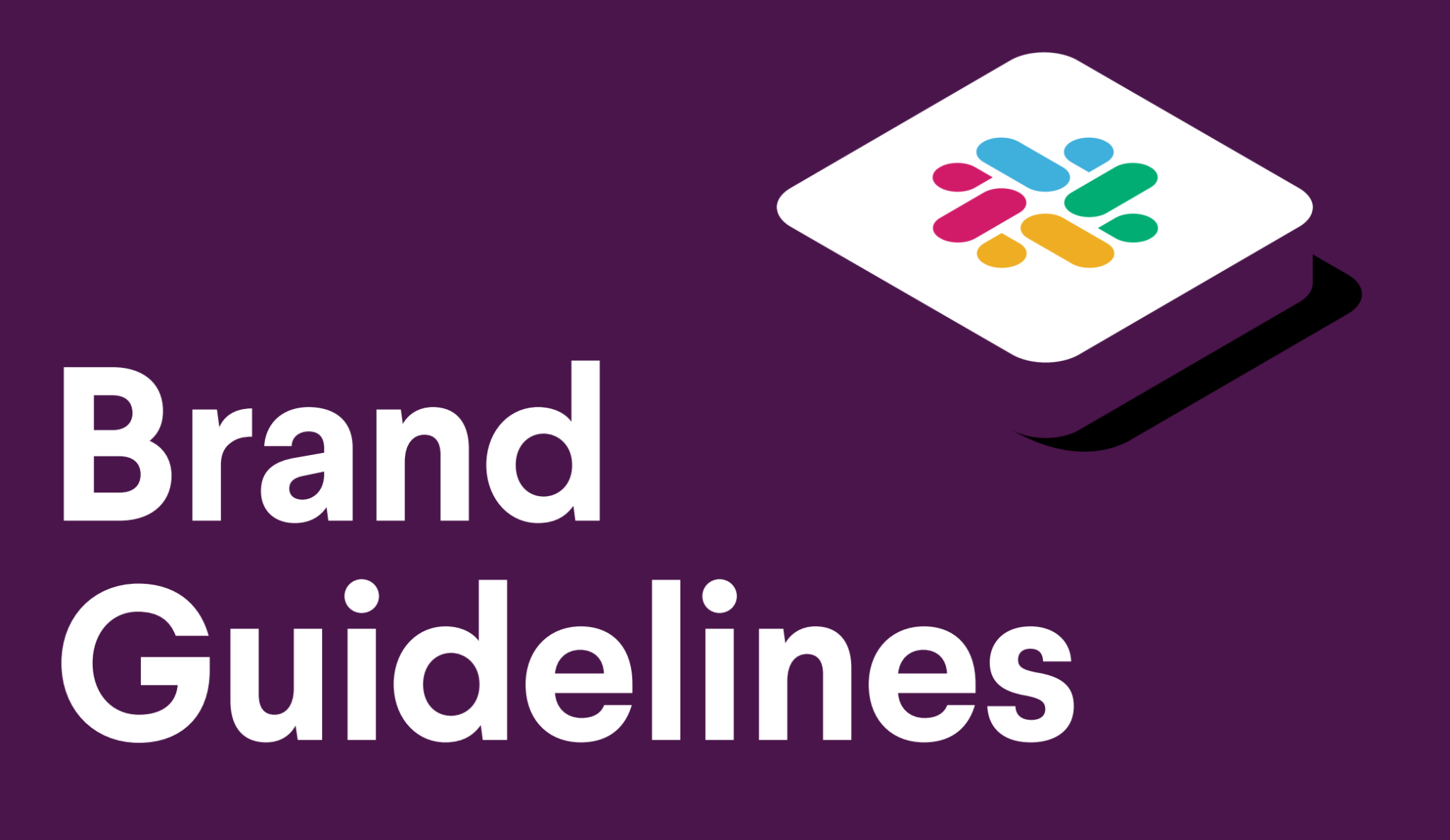 Page from Slack brand manual demonstrating co-branding lockups and logo padding