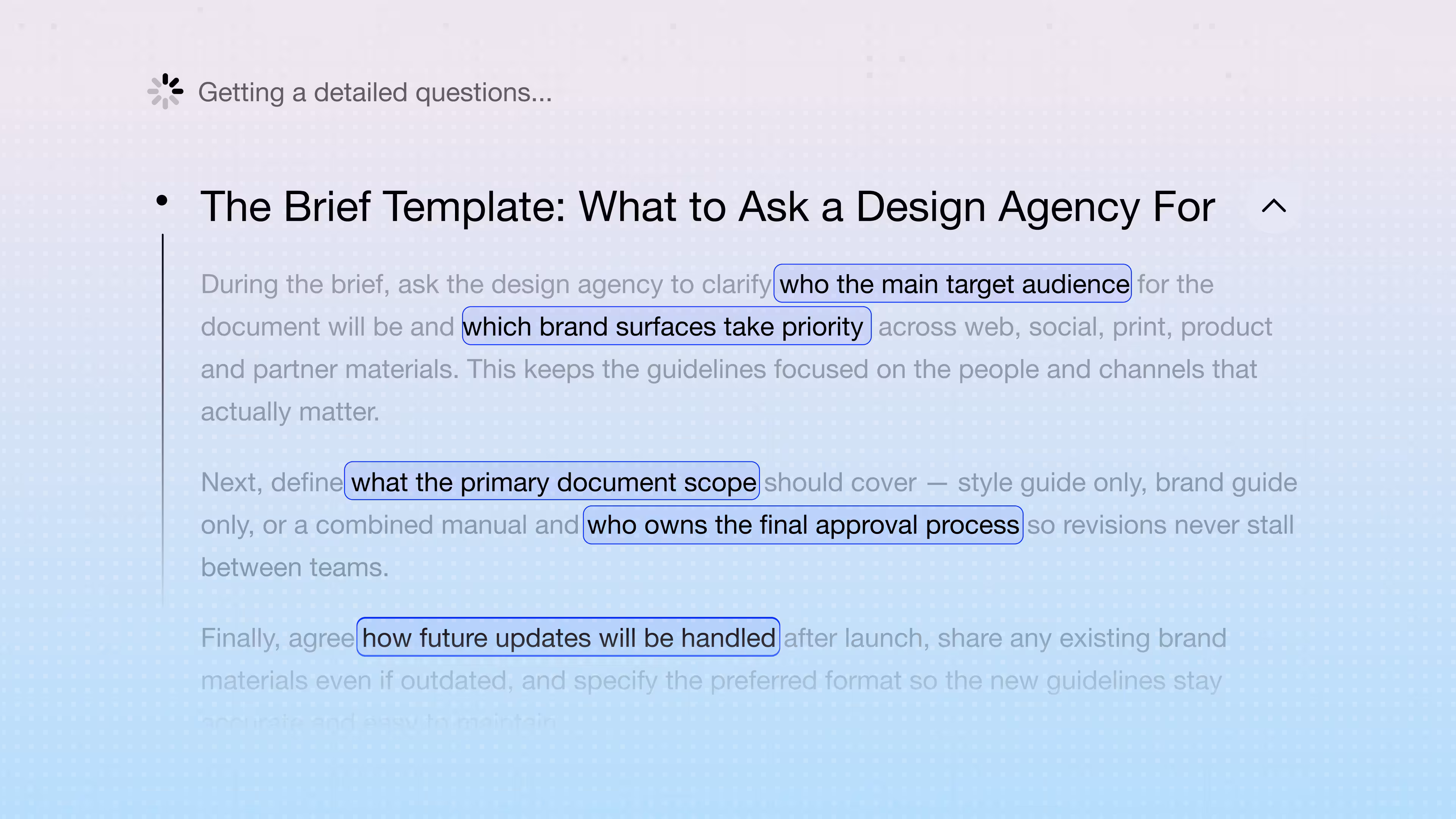 What to Ask a Design Company For