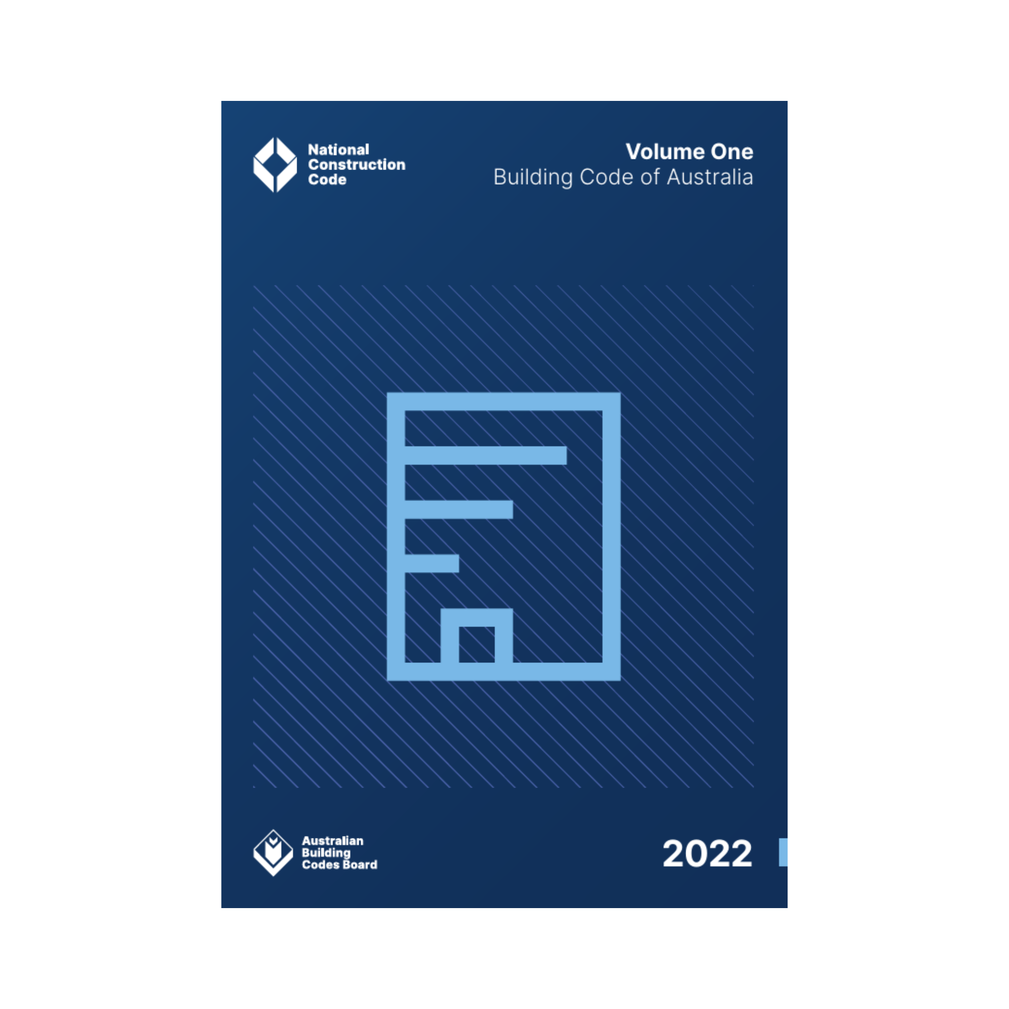 Front cover of the National Construction Code Series 2022 Volume 1