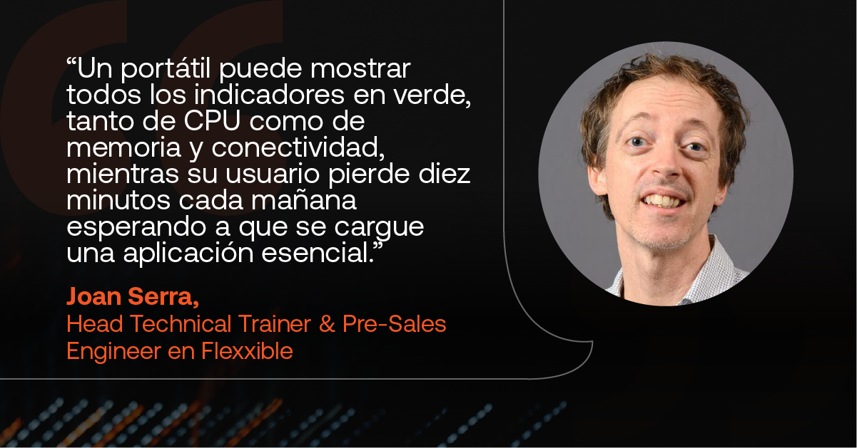 Joan Serra monitorización de la experiencia digital Flexxible