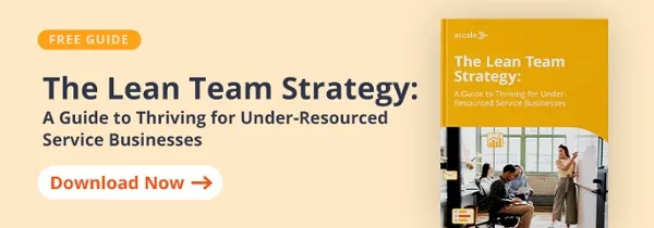 The Lean Team Strategy: A Guide to Thriving for Under-Resourced Service Businesses - Download Now