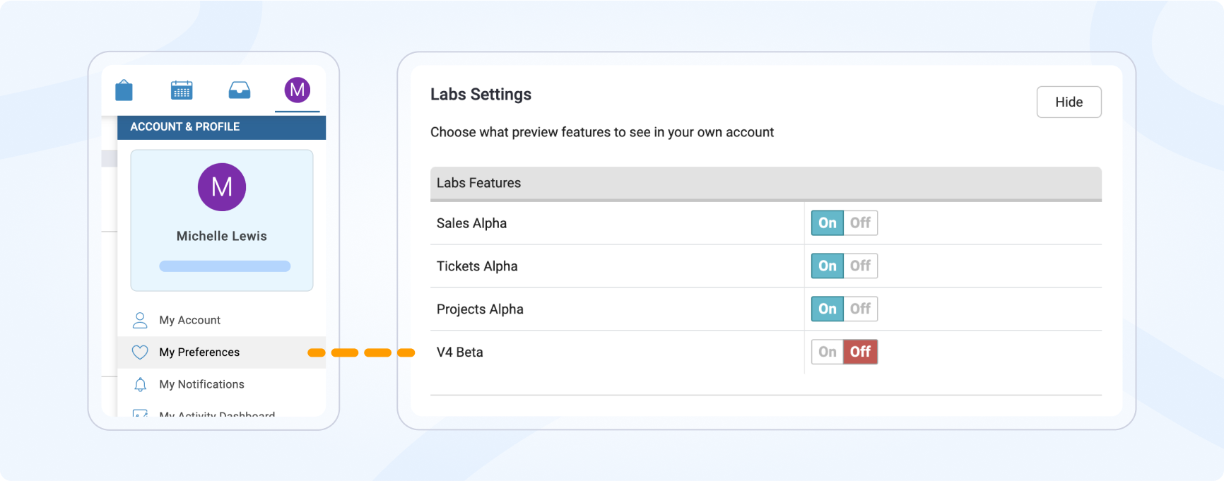 Turn on Beta in Preferences