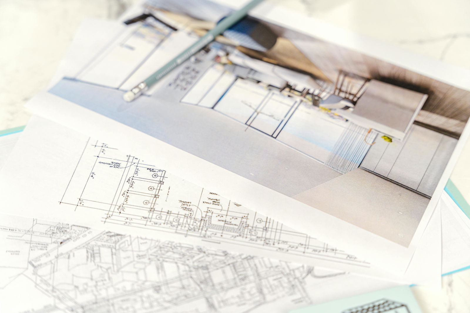 Construction plans. Image from Pexels: https://www.pexels.com/photo/floor-plan-on-white-paper-8837511/.