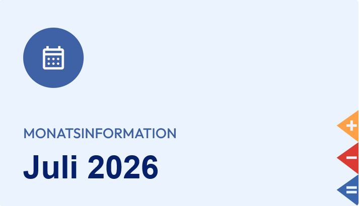 Monatsinformation Juli 2026