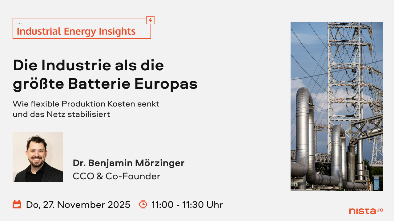 Die Industrie als die größte Batterie Europas