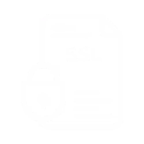 Icon für sicheres SSL-Hosting: Zuverlässiger Schutz für Websites.