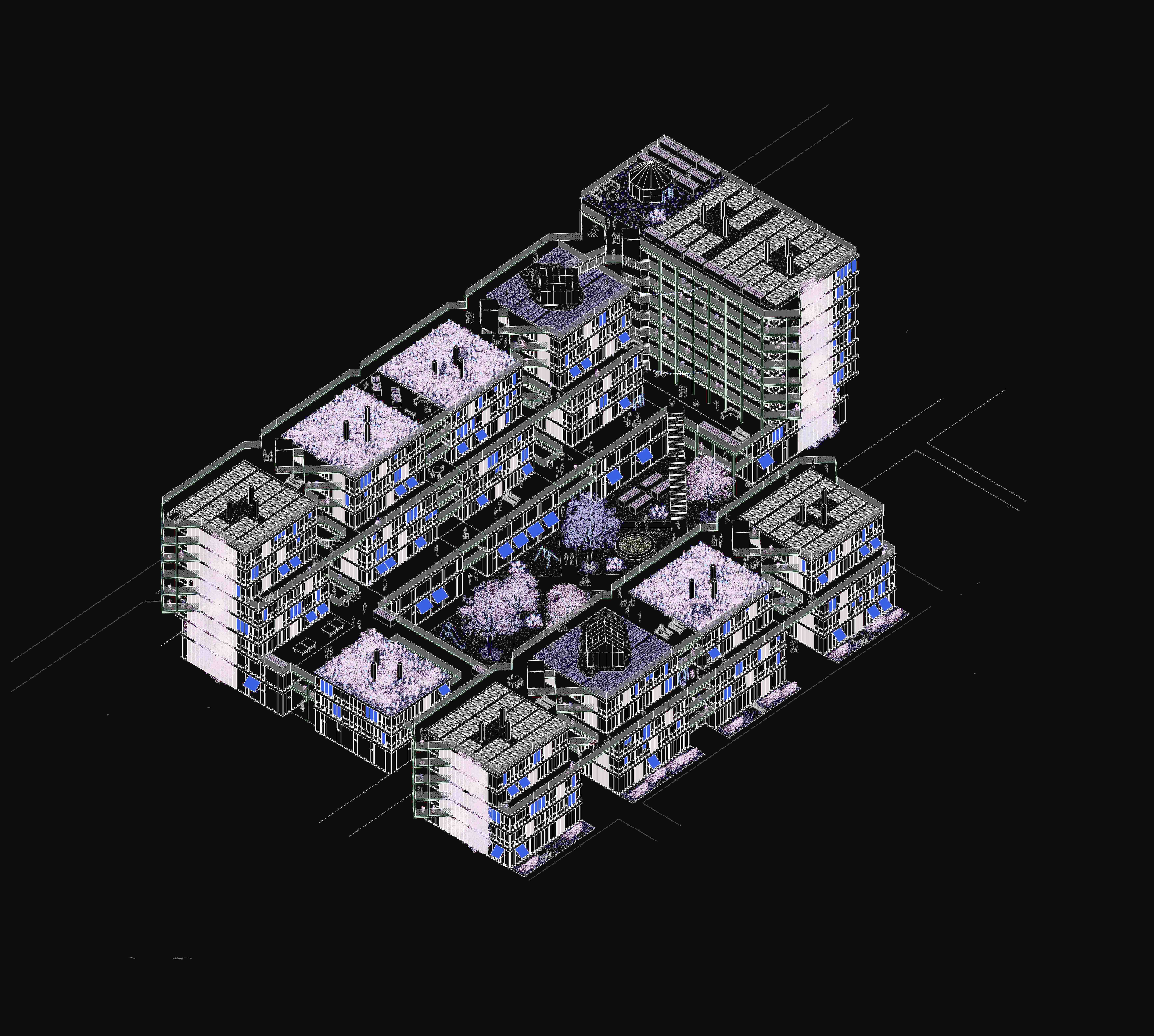 Detailed standard floor plan