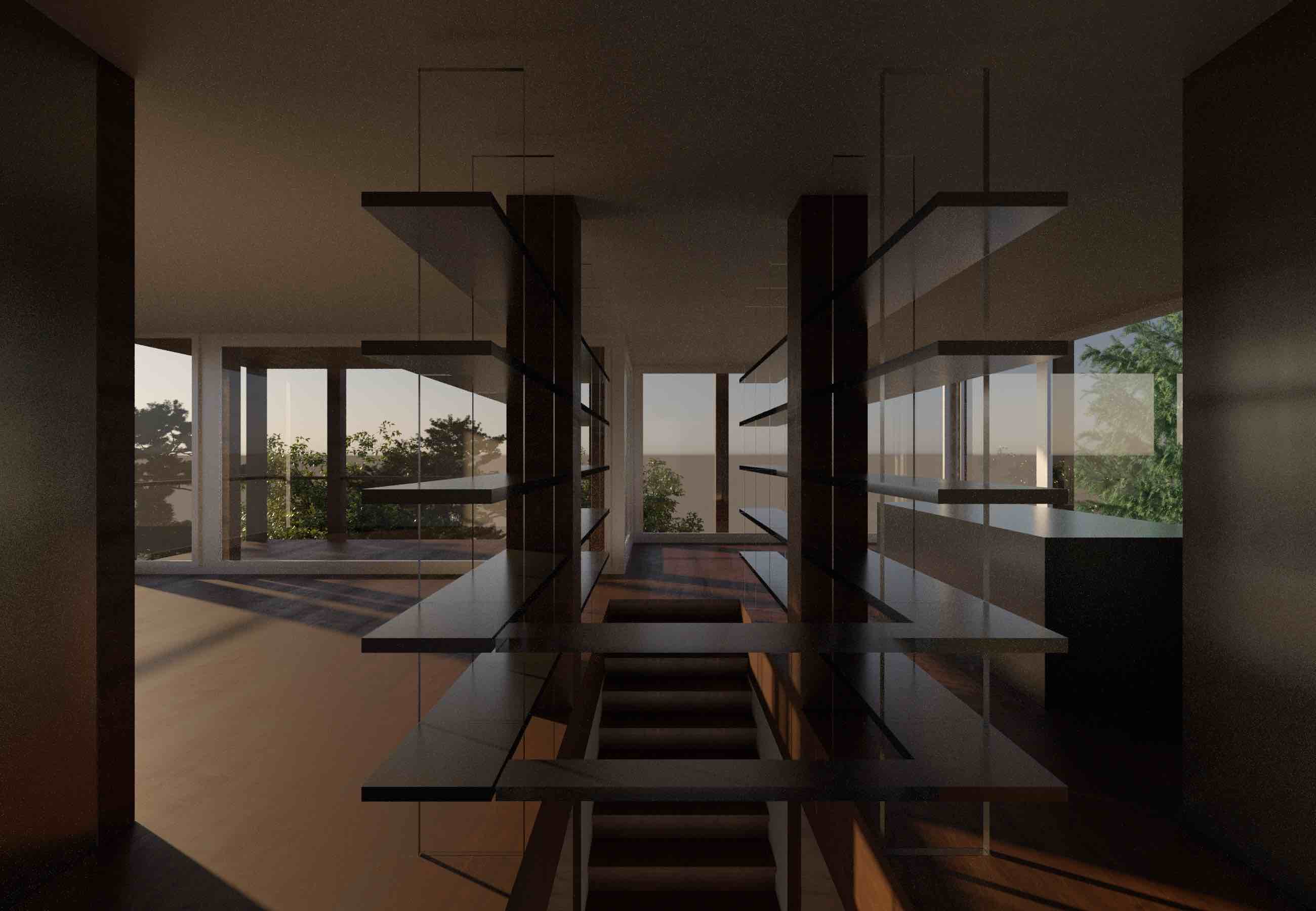 Stitch corridor to the lift  |  Marc Bösch