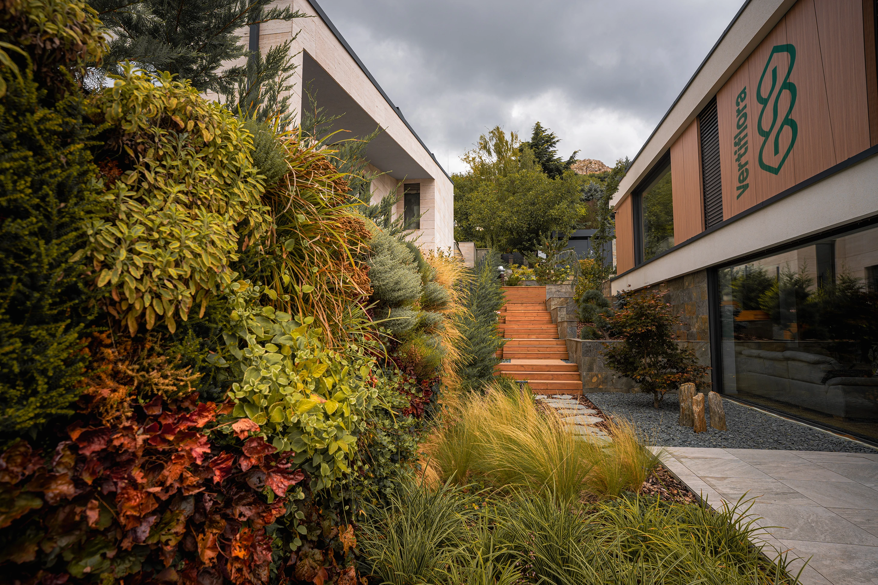 kültéri növényfal 1 évvel később