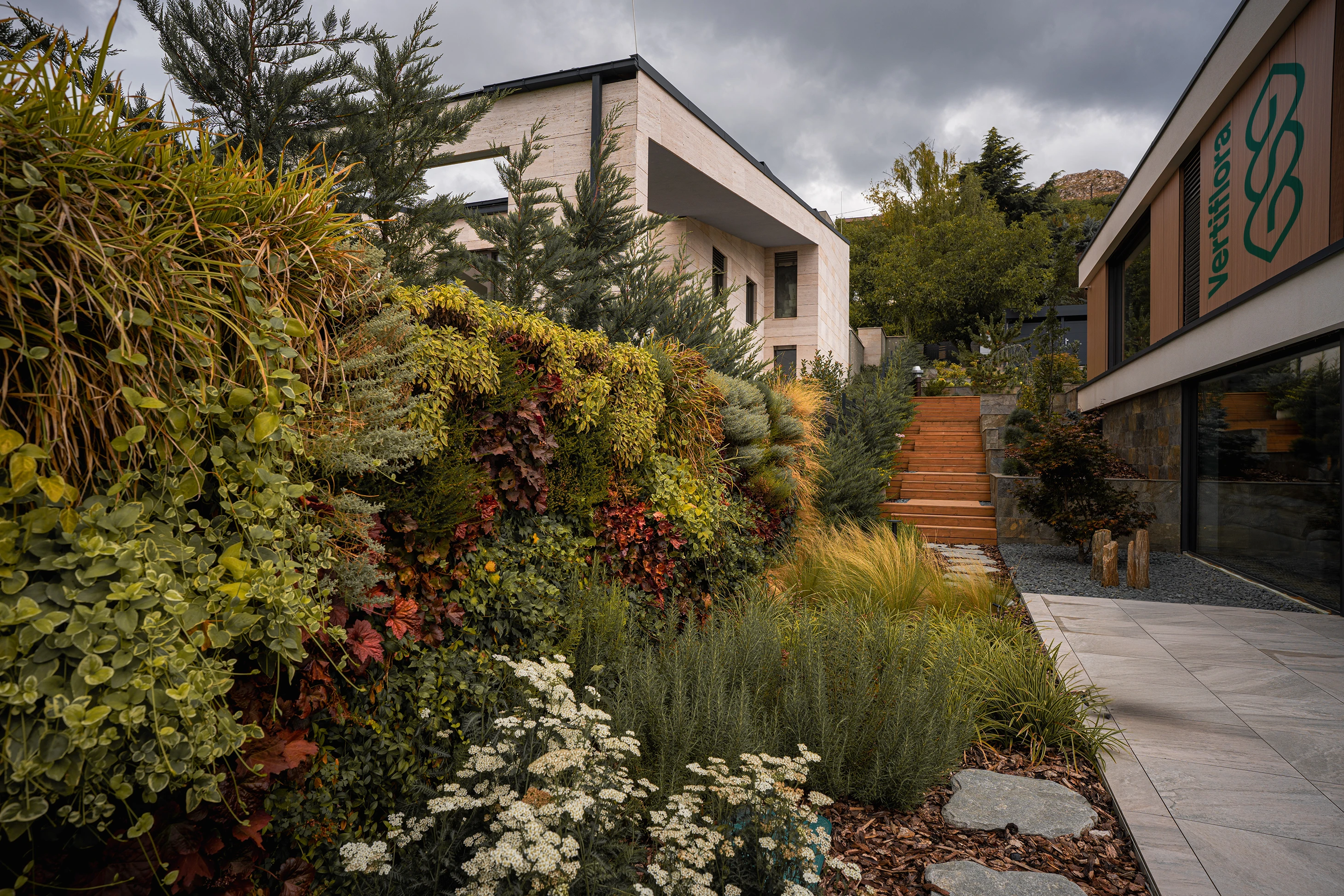 kültéri zöldfal 1 évvel később