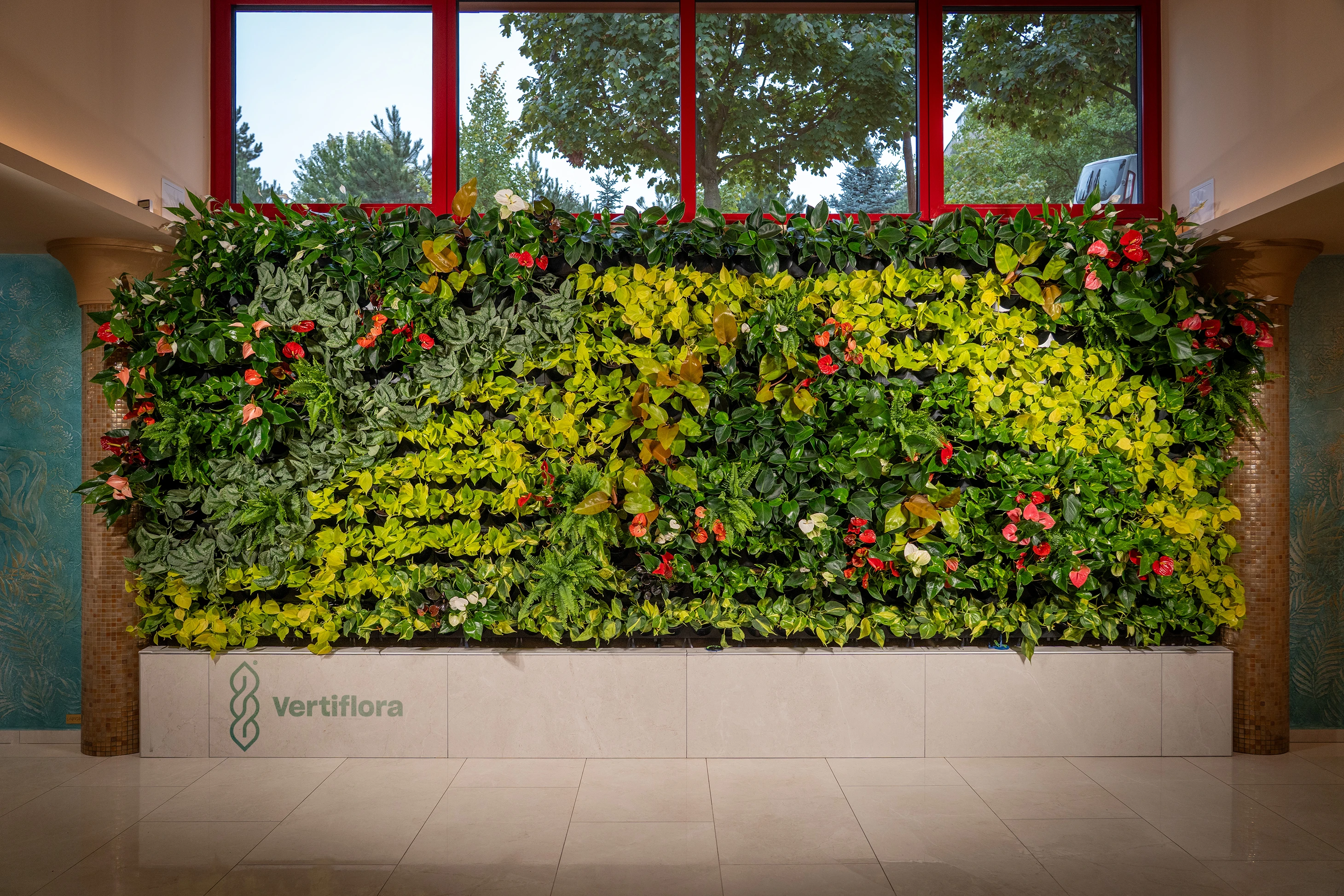 hotel kapitány élő zöldfal