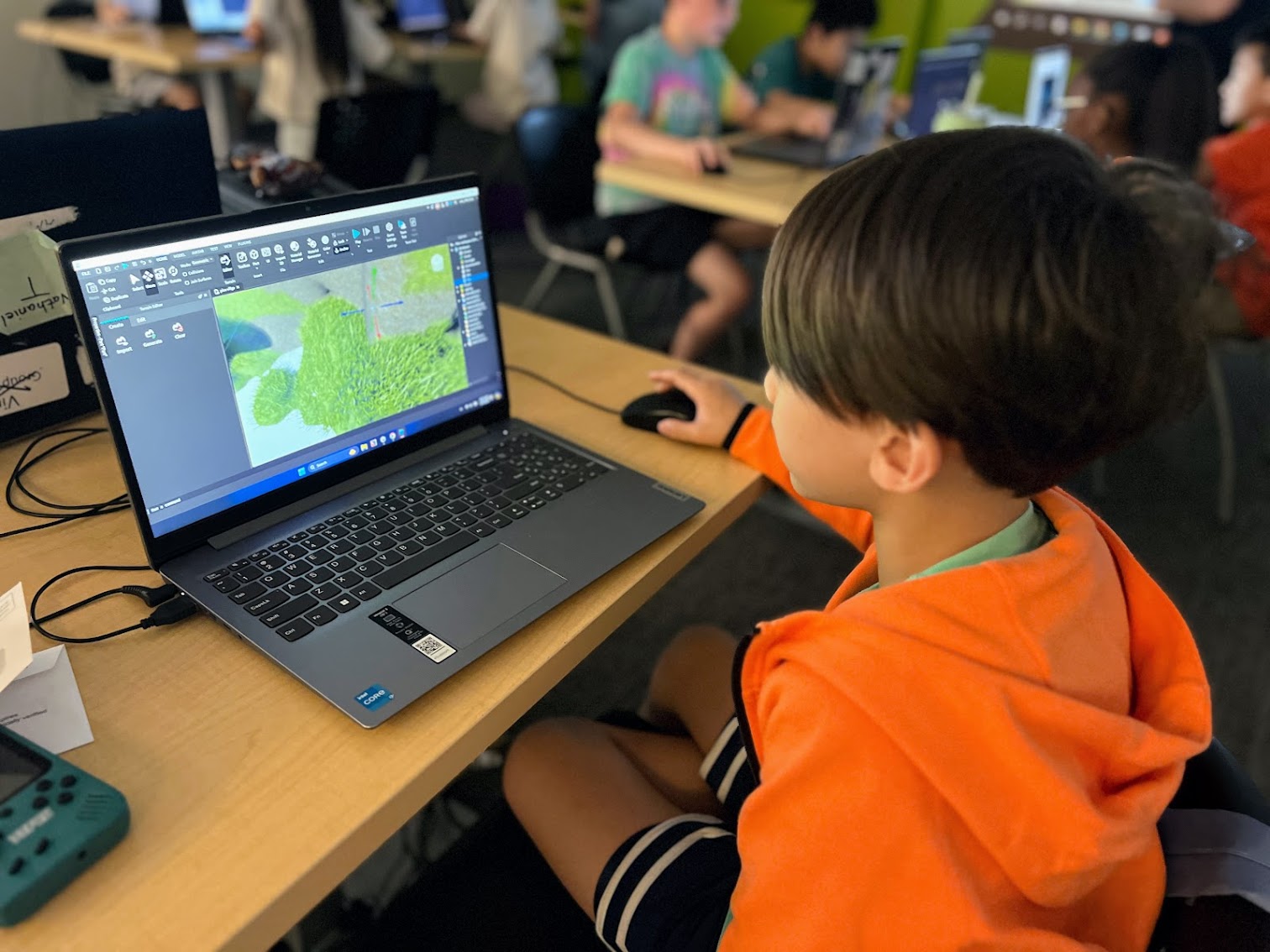 Young camper coding at Code Ninjas West Katy