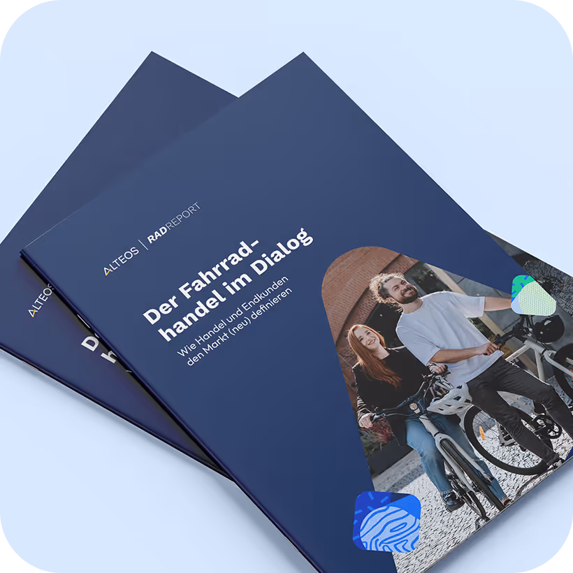 Mockup der Rad-Report Studie von Alteos.
