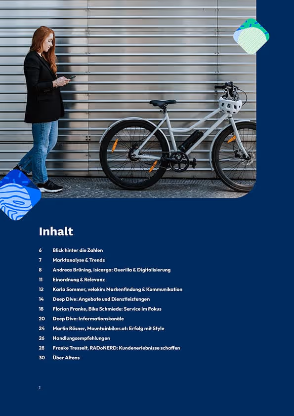 Rad-Report 2025 Inhaltsverzeichnis