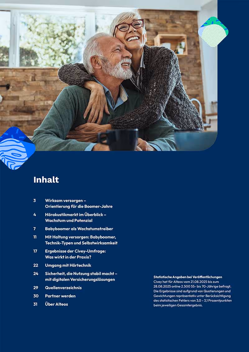 Seite 2 des Hörakustik Reports von Alteos.