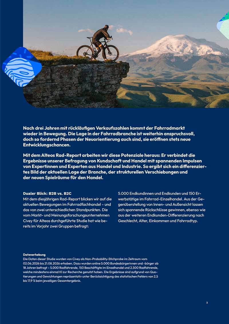 Rad-Report: Neuorientierung im Fahrradfachhandel. Seite 3