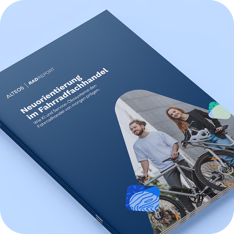Mockup der Rad-Report Studie von Alteos.