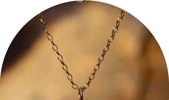 Gold jewelry display