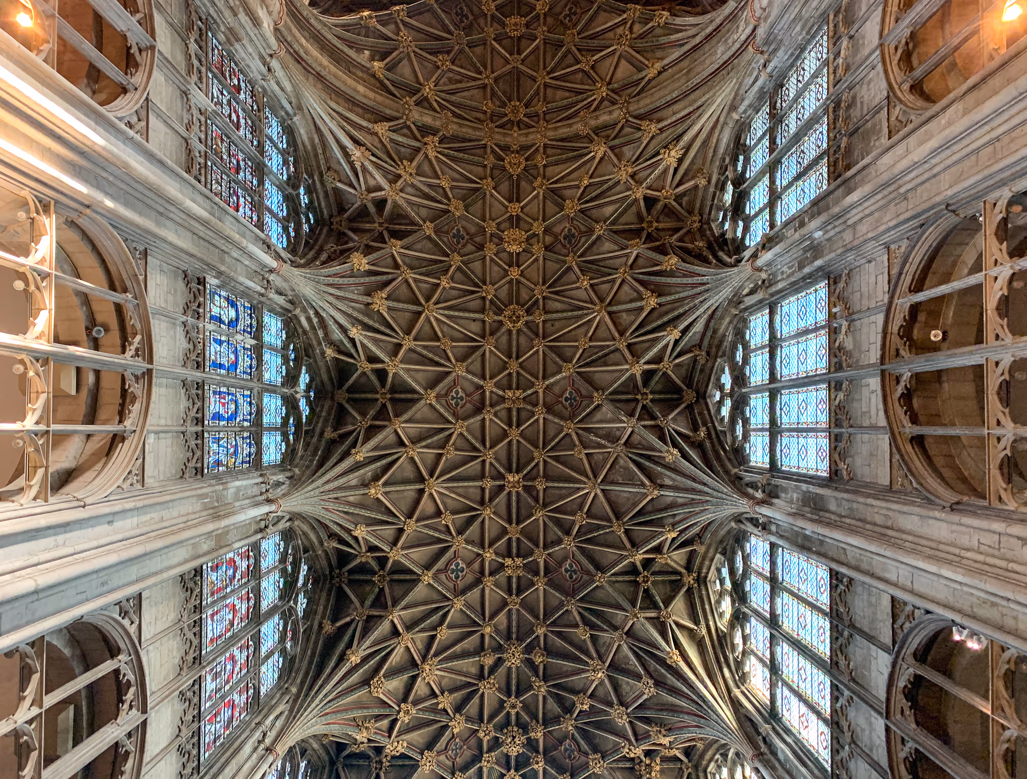 Lie down in a cathedral, and imagine the ceiling as sky