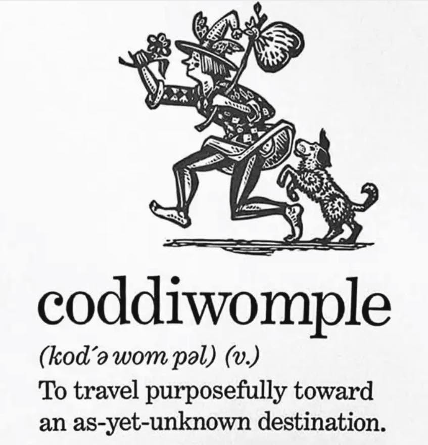 Coddiwomple, Peregrination and Pilgrimage – On the Art of Not Quite Knowing Where You're Going
