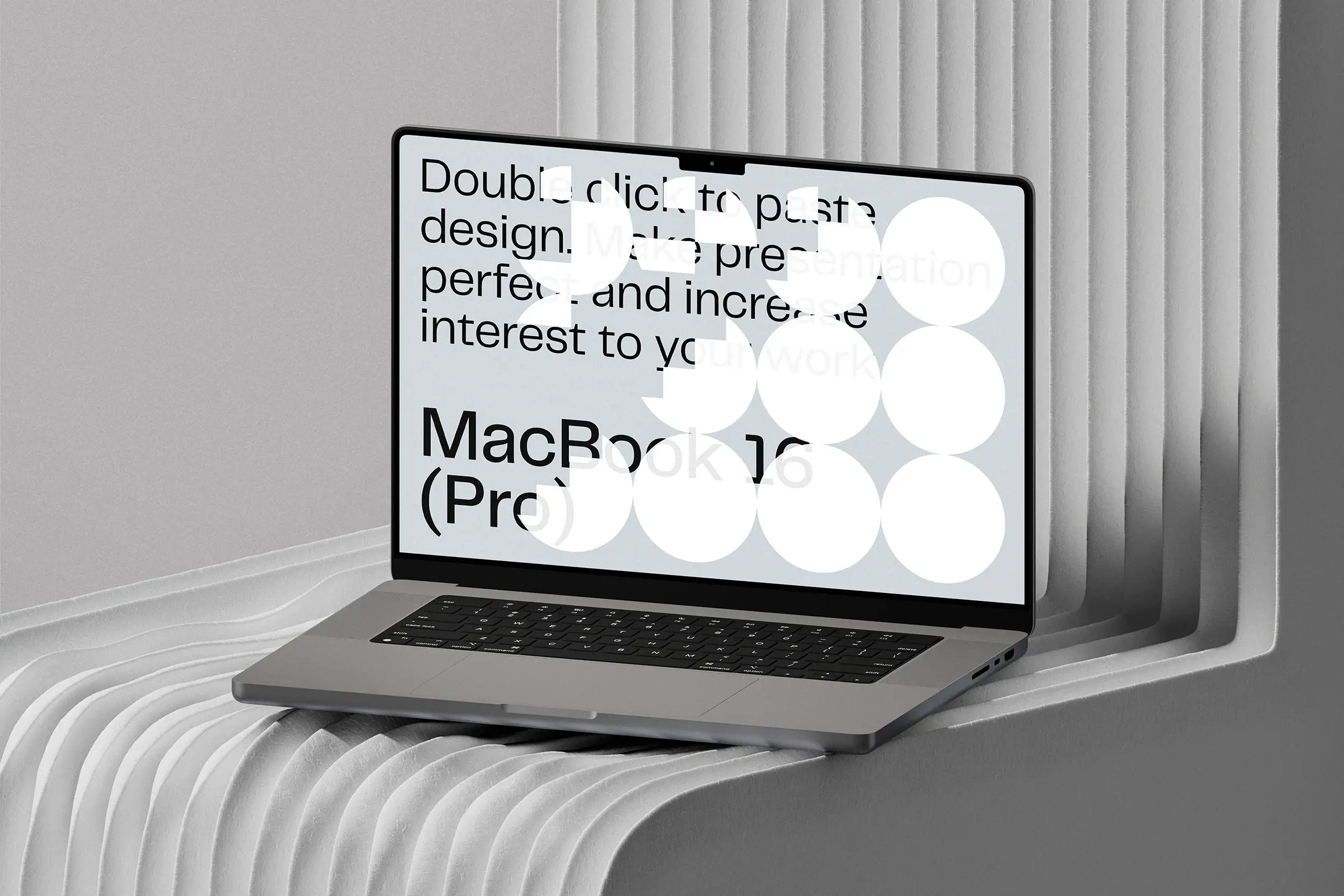 A laptop mockup.