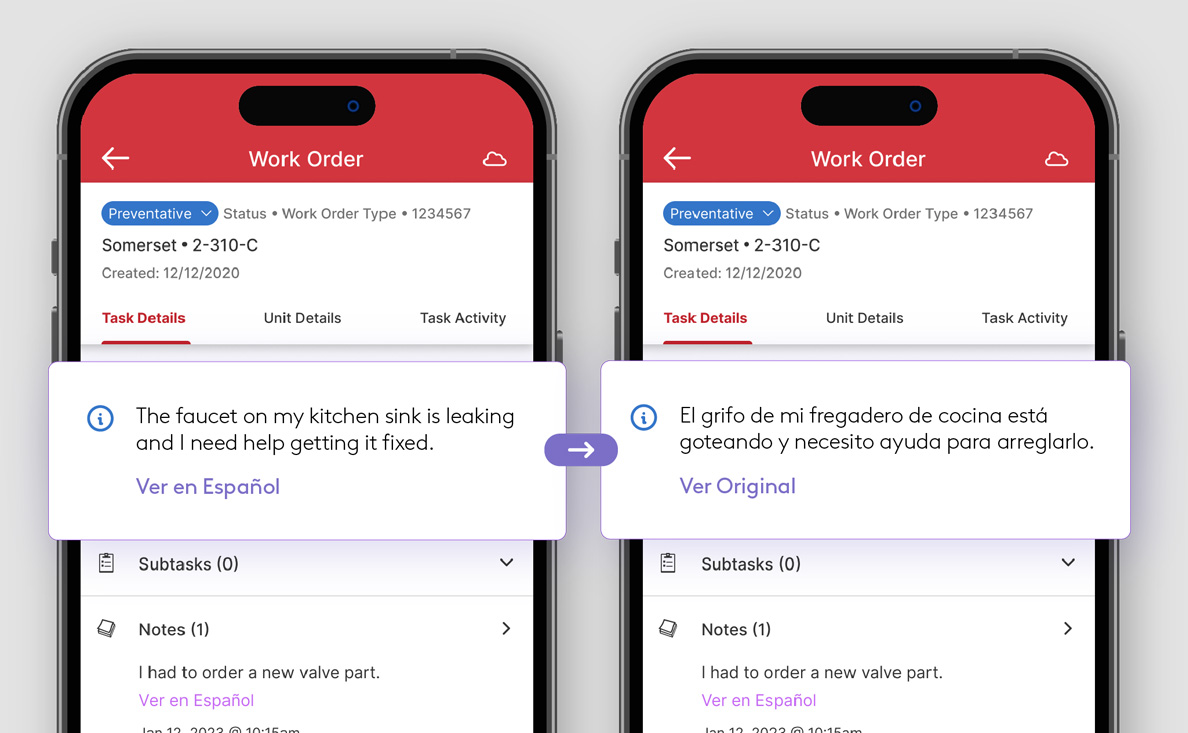instantaneous language translation product screenshot.