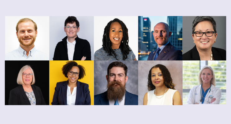 Nursing education innovator voices, pictures of each person listed