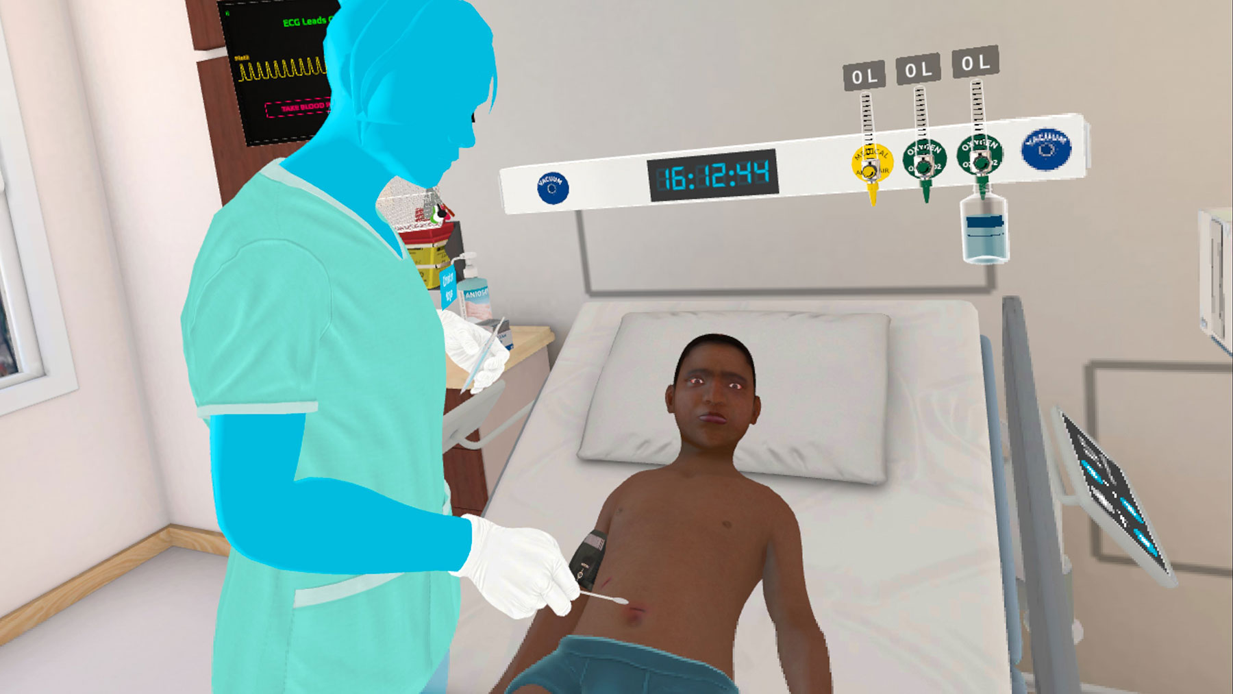 VR patient and nurse