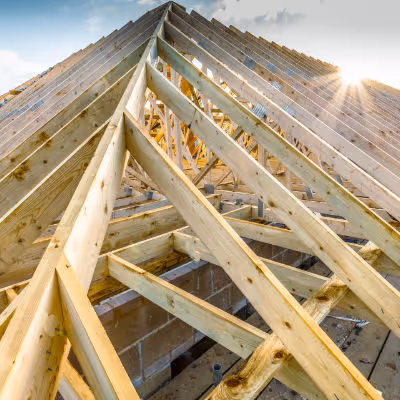 D+S Baustatik - Holzbau Dachstuhl aus Holz